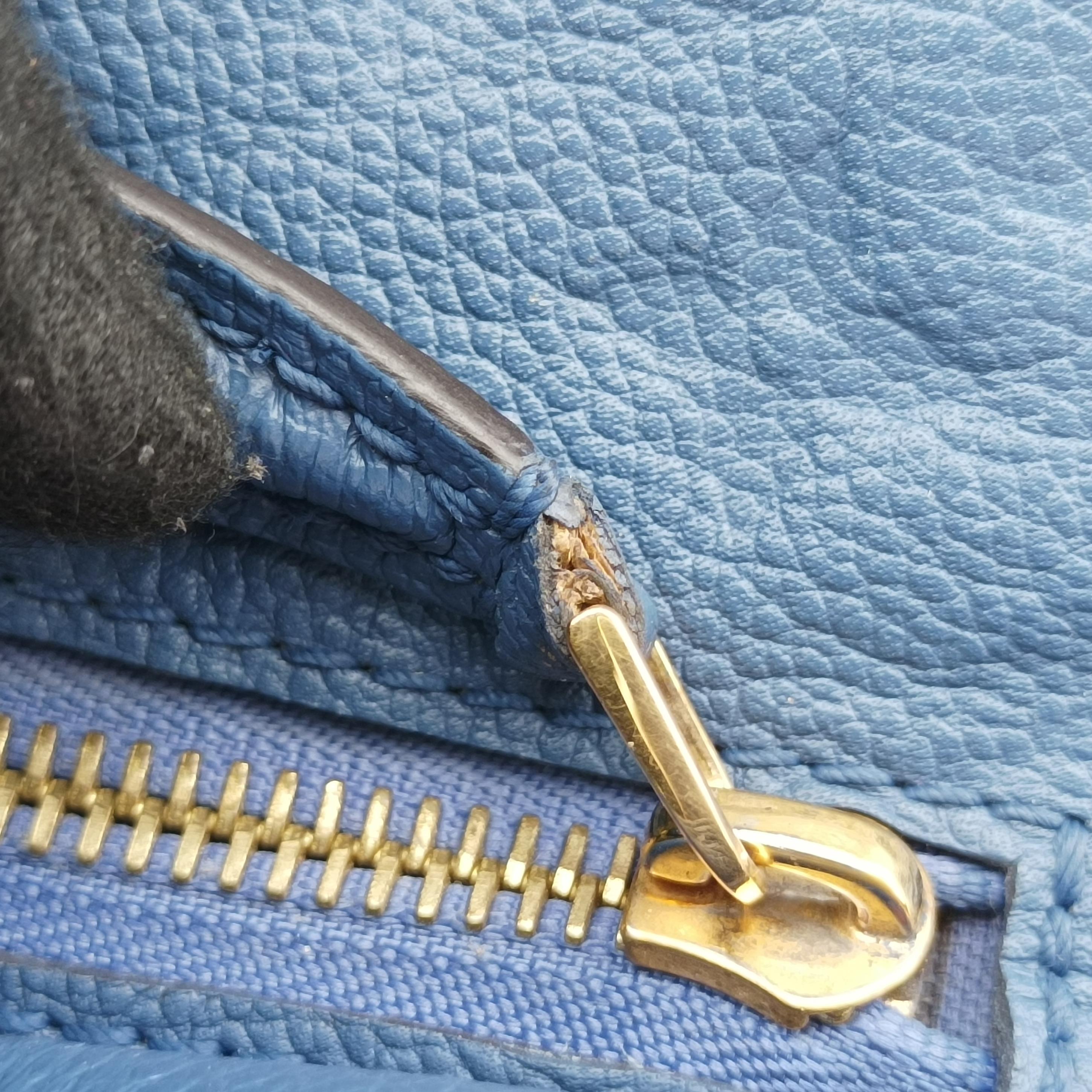 Pre-owned Louis Vuitton PONNEUF MINI blue Monogram Empreinte  shoulderbag | stylenewstar