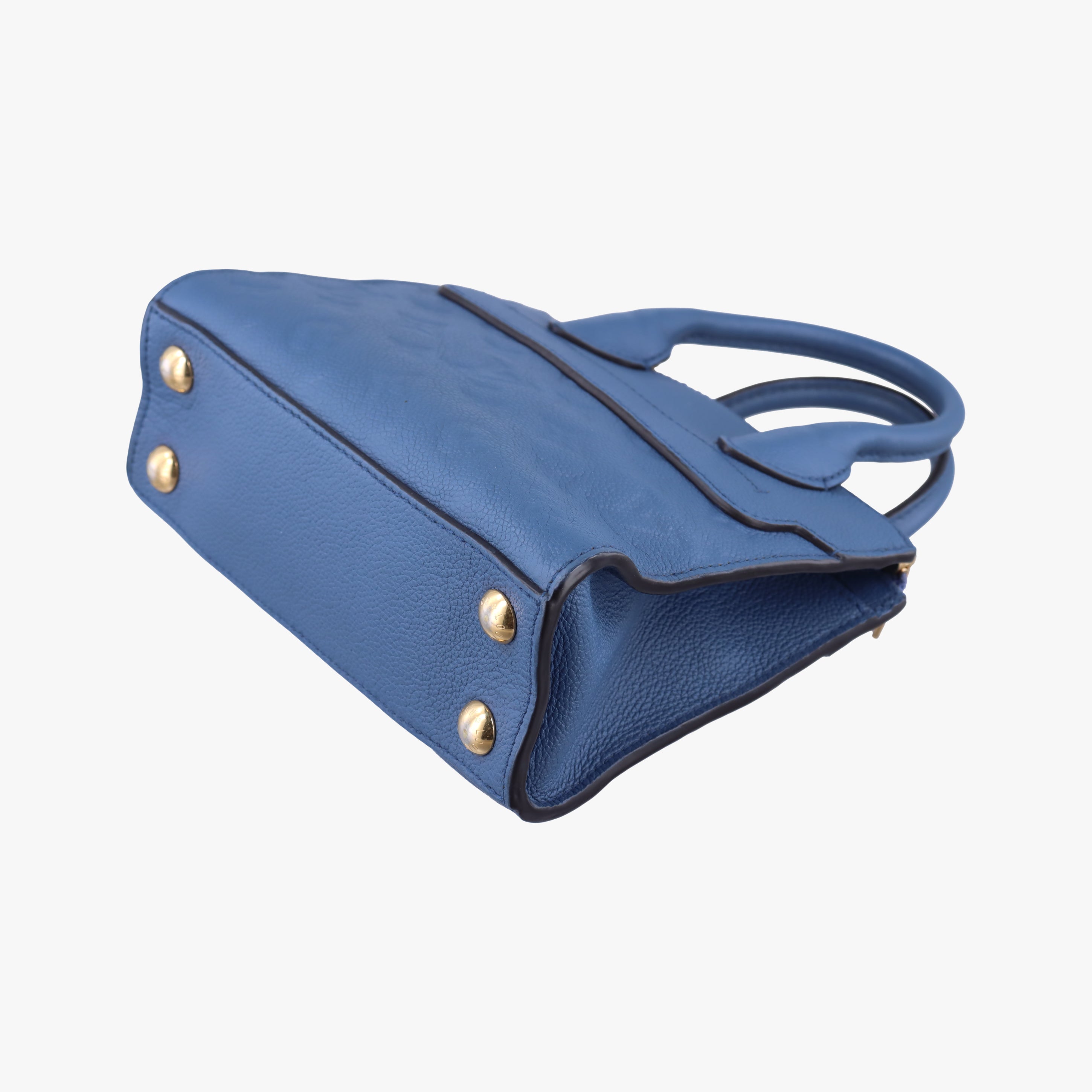 Pre-owned Louis Vuitton PONNEUF MINI blue Monogram Empreinte  shoulderbag | stylenewstar