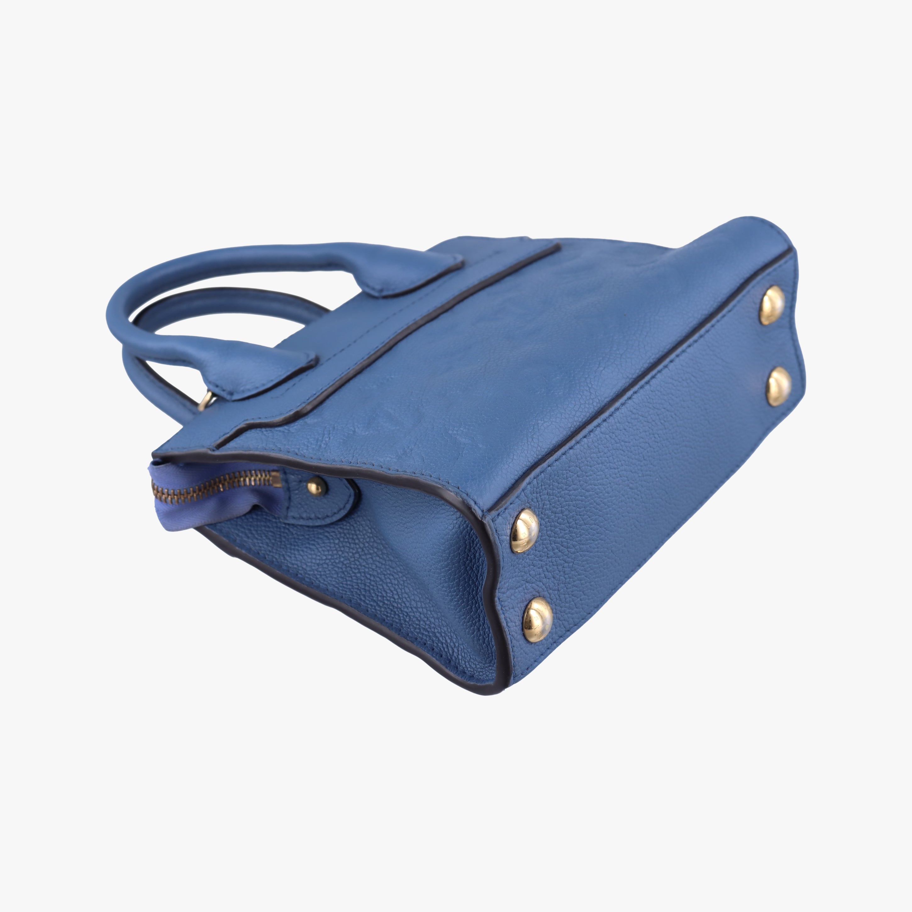 Pre-owned Louis Vuitton PONNEUF MINI blue Monogram Empreinte  shoulderbag | stylenewstar