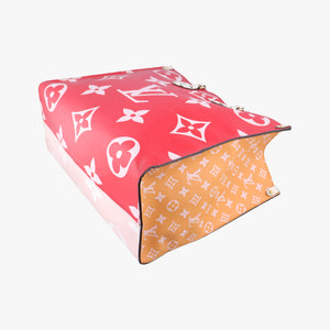 Pre-owned Louis Vuitton On The Go GM ROUGE Monogram Giant M44569 shoulderbag | stylenewstar