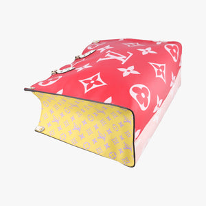 Pre-owned Louis Vuitton On The Go GM ROUGE Monogram Giant M44569 shoulderbag | stylenewstar