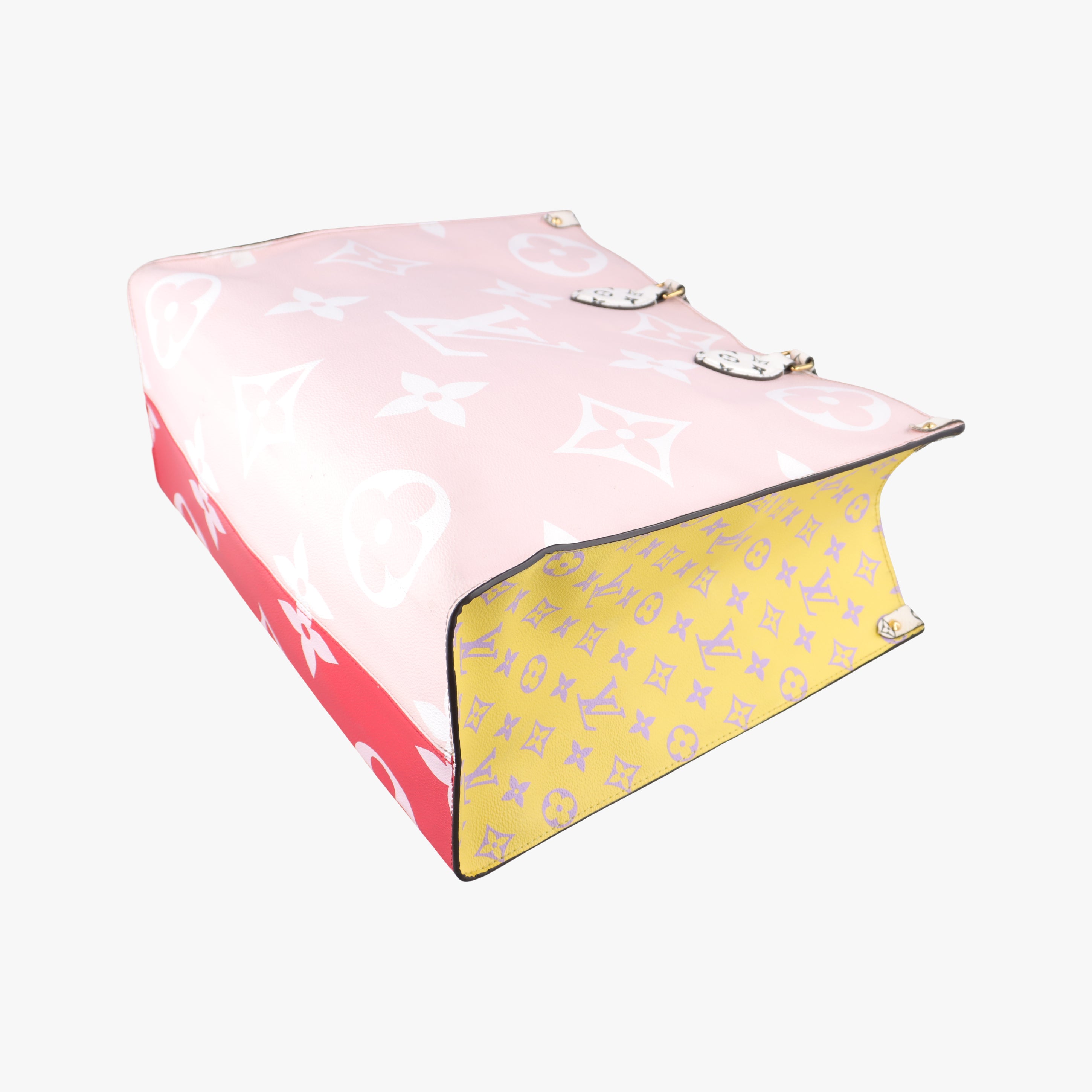 Pre-owned Louis Vuitton On The Go GM ROUGE Monogram Giant M44569 shoulderbag | stylenewstar