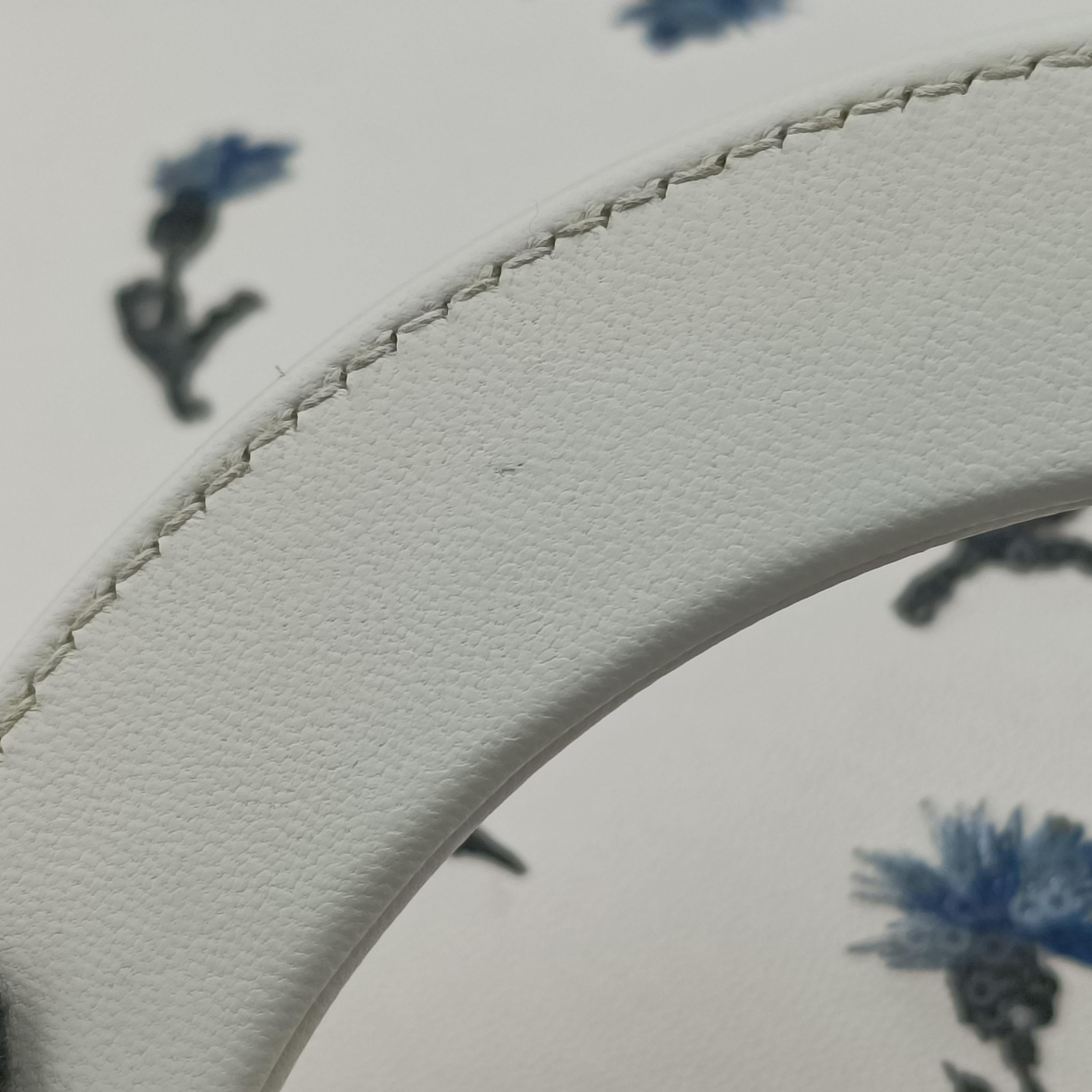 Vintage Christian Dior Lady Dior Flower Medium White×Multicolour leather  shoulderbag | stylenewstar