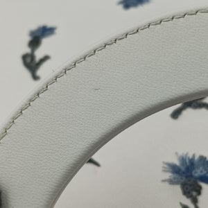 Vintage Christian Dior Lady Dior Flower Medium White×Multicolour leather  shoulderbag | stylenewstar