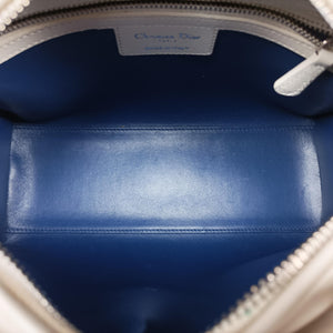 Vintage Christian Dior Lady Dior Flower Medium White×Multicolour leather  shoulderbag | stylenewstar