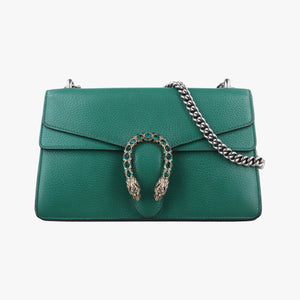 Secondhand Gucci Dionysus Green Leather 400249 shoulderbag | stylenewstar