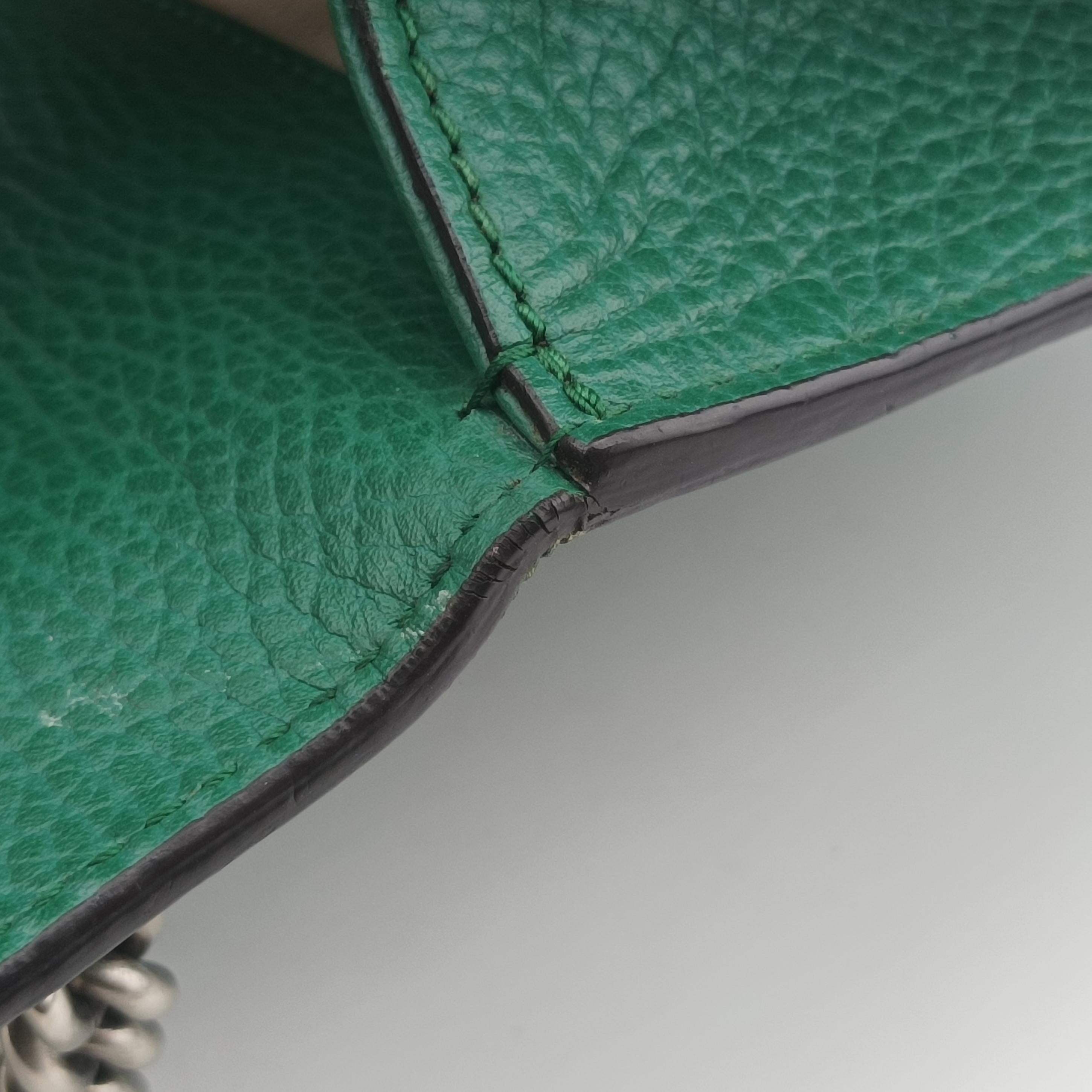 Secondhand Gucci Dionysus Green Leather 400249 shoulderbag | stylenewstar