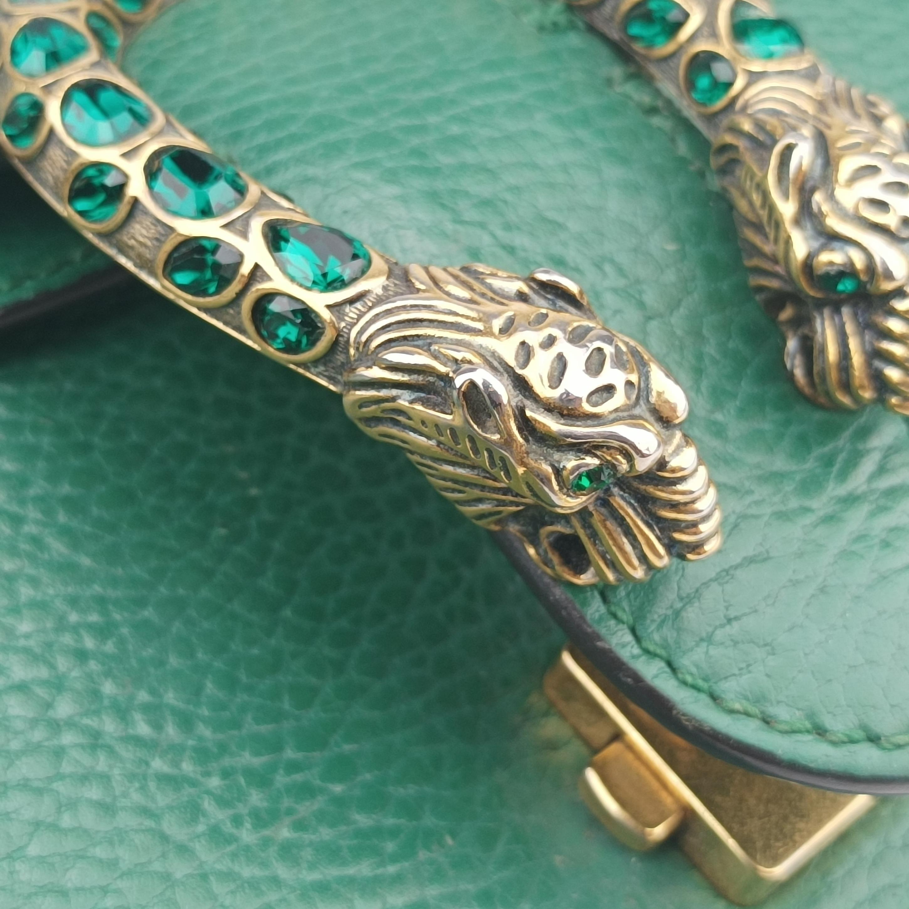 Secondhand Gucci Dionysus Green Leather 400249 shoulderbag | stylenewstar