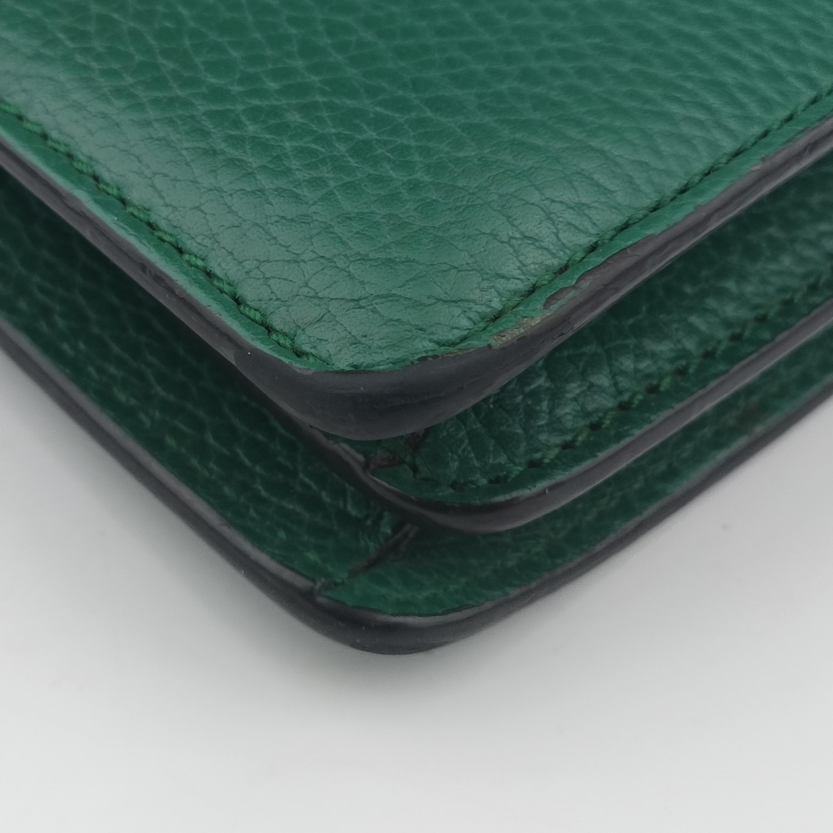 Secondhand Gucci Dionysus Green Leather 400249 shoulderbag | stylenewstar