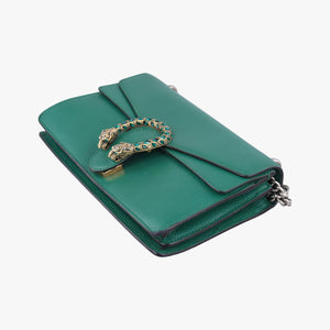 Secondhand Gucci Dionysus Green Leather 400249 shoulderbag | stylenewstar