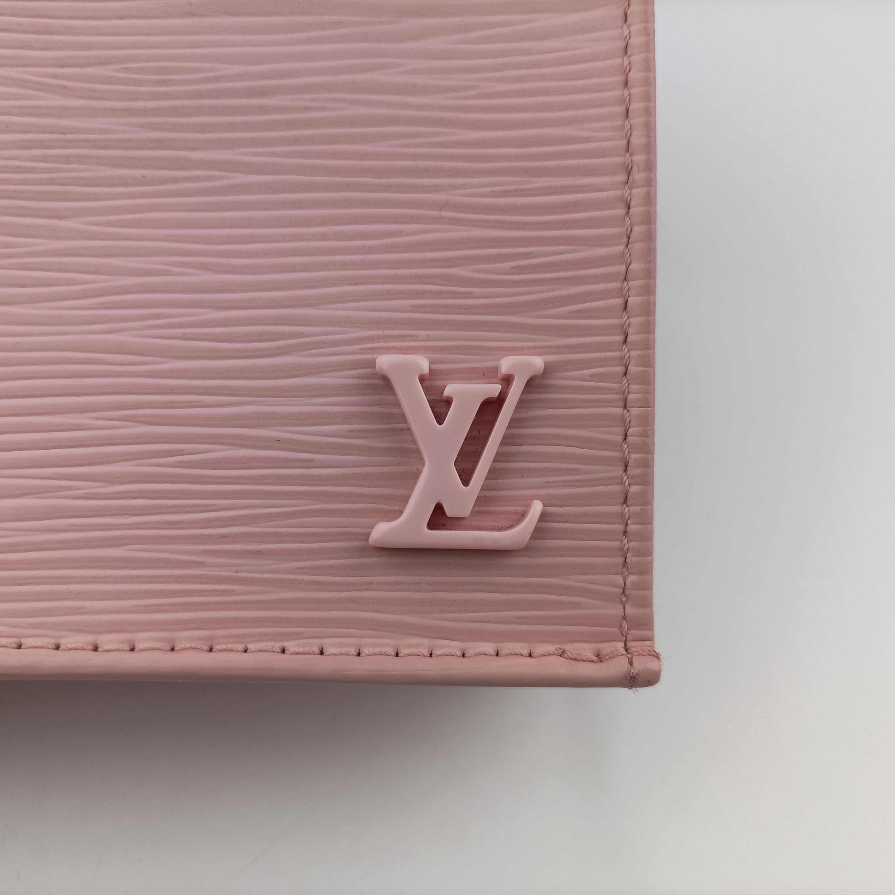 Pre-owned Louis Vuitton Petit Sac Plat ROSE BALLERIN Epi M69575 shoulderbag | stylenewstar