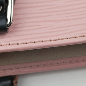 Pre-owned Louis Vuitton Petit Sac Plat ROSE BALLERIN Epi M69575 shoulderbag | stylenewstar