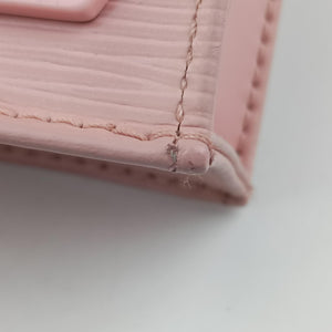 Pre-owned Louis Vuitton Petit Sac Plat ROSE BALLERIN Epi M69575 shoulderbag | stylenewstar