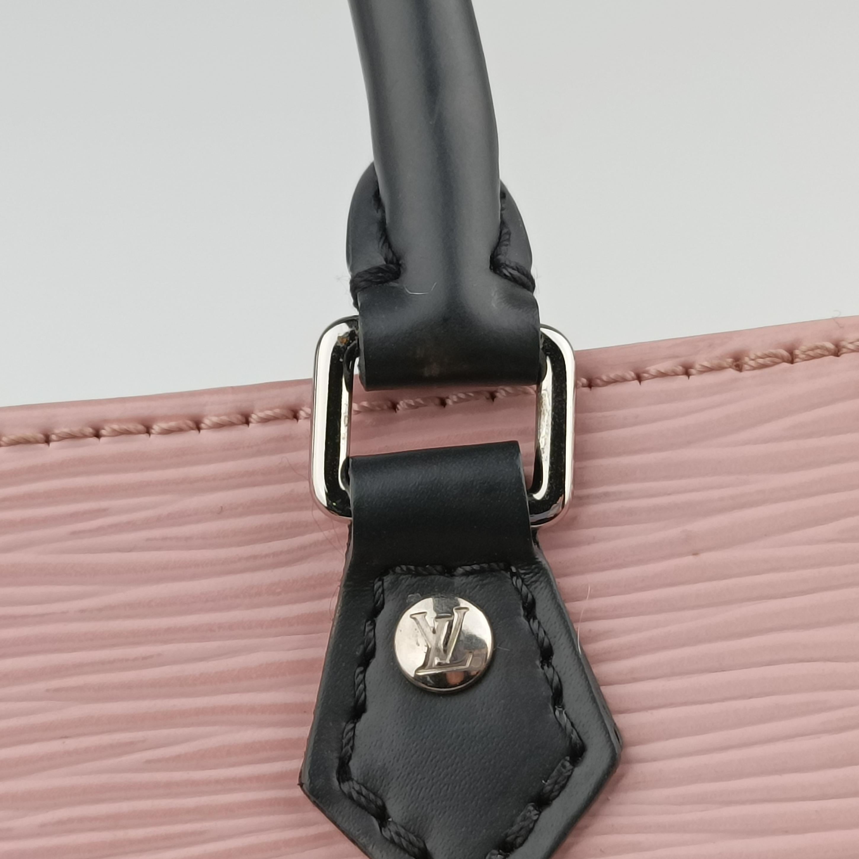 Pre-owned Louis Vuitton Petit Sac Plat ROSE BALLERIN Epi M69575 shoulderbag | stylenewstar