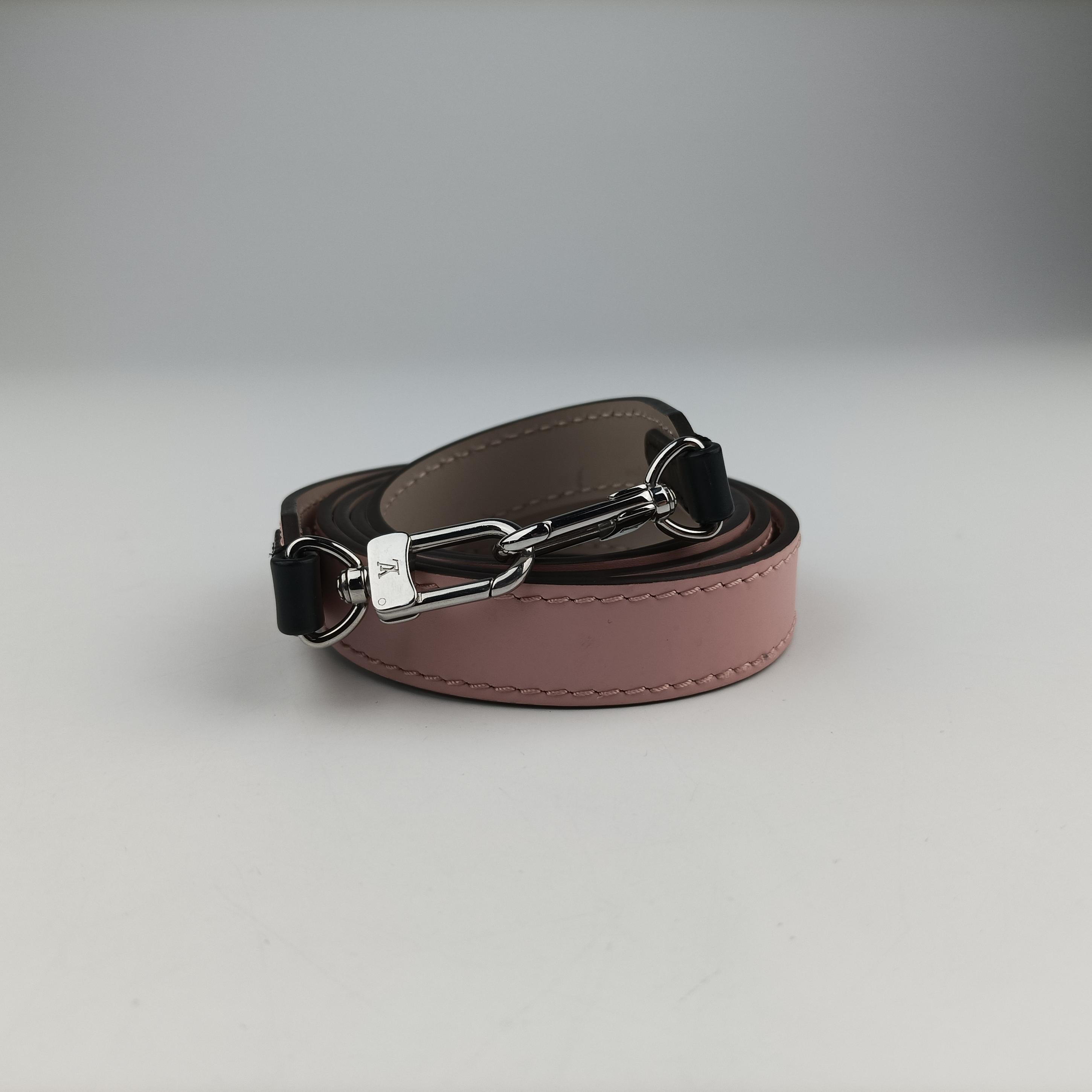 Pre-owned Louis Vuitton Petit Sac Plat ROSE BALLERIN Epi M69575 shoulderbag | stylenewstar