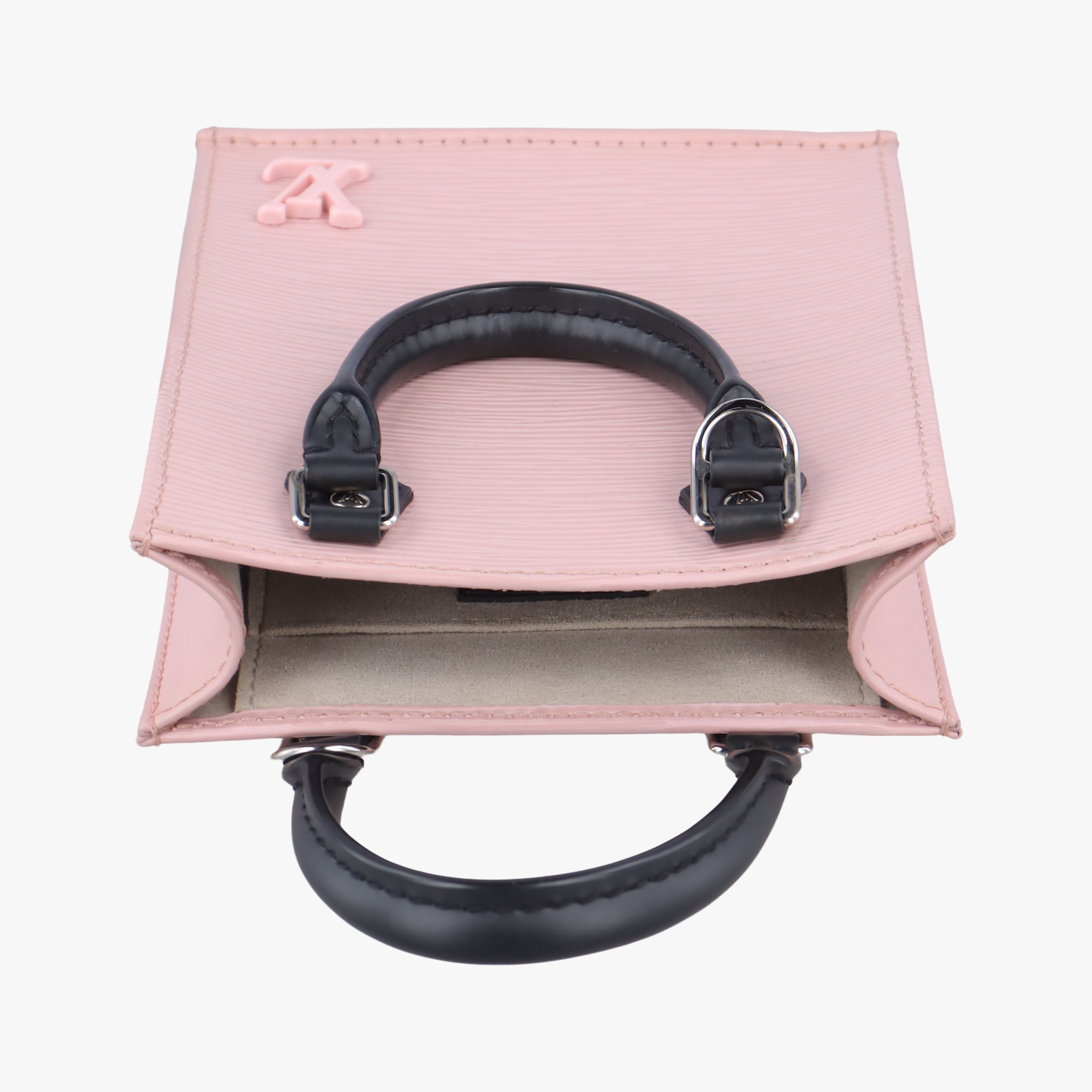 Pre-owned Louis Vuitton Petit Sac Plat ROSE BALLERIN Epi M69575 shoulderbag | stylenewstar