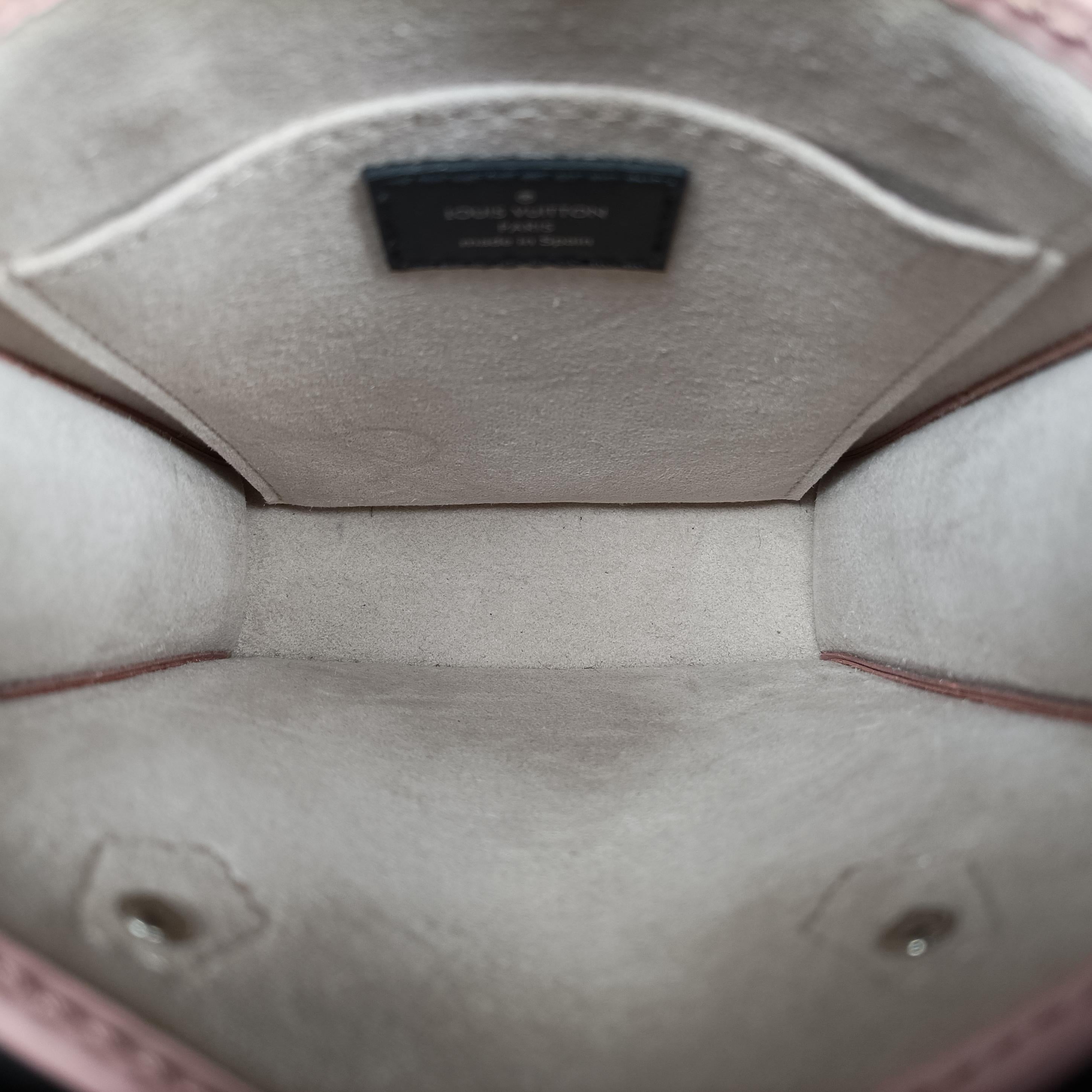 Pre-owned Louis Vuitton Petit Sac Plat ROSE BALLERIN Epi M69575 shoulderbag | stylenewstar