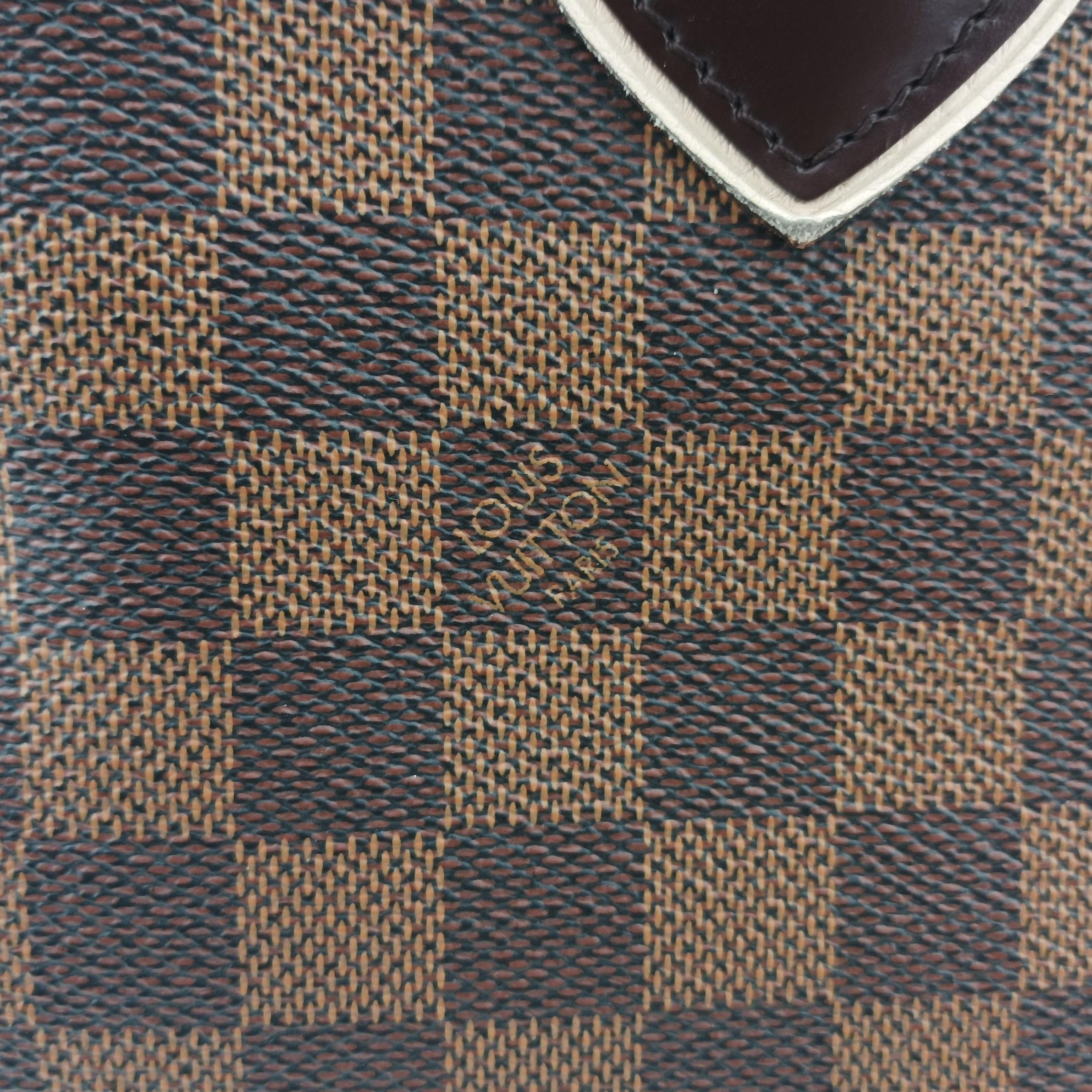 Pre-owned Louis Vuitton Normandy EBENE×Magnolia Damier Canvas N41488 shoulderbag | stylenewstar