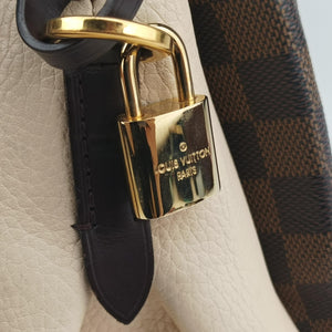 Pre-owned Louis Vuitton Normandy EBENE×Magnolia Damier Canvas N41488 shoulderbag | stylenewstar