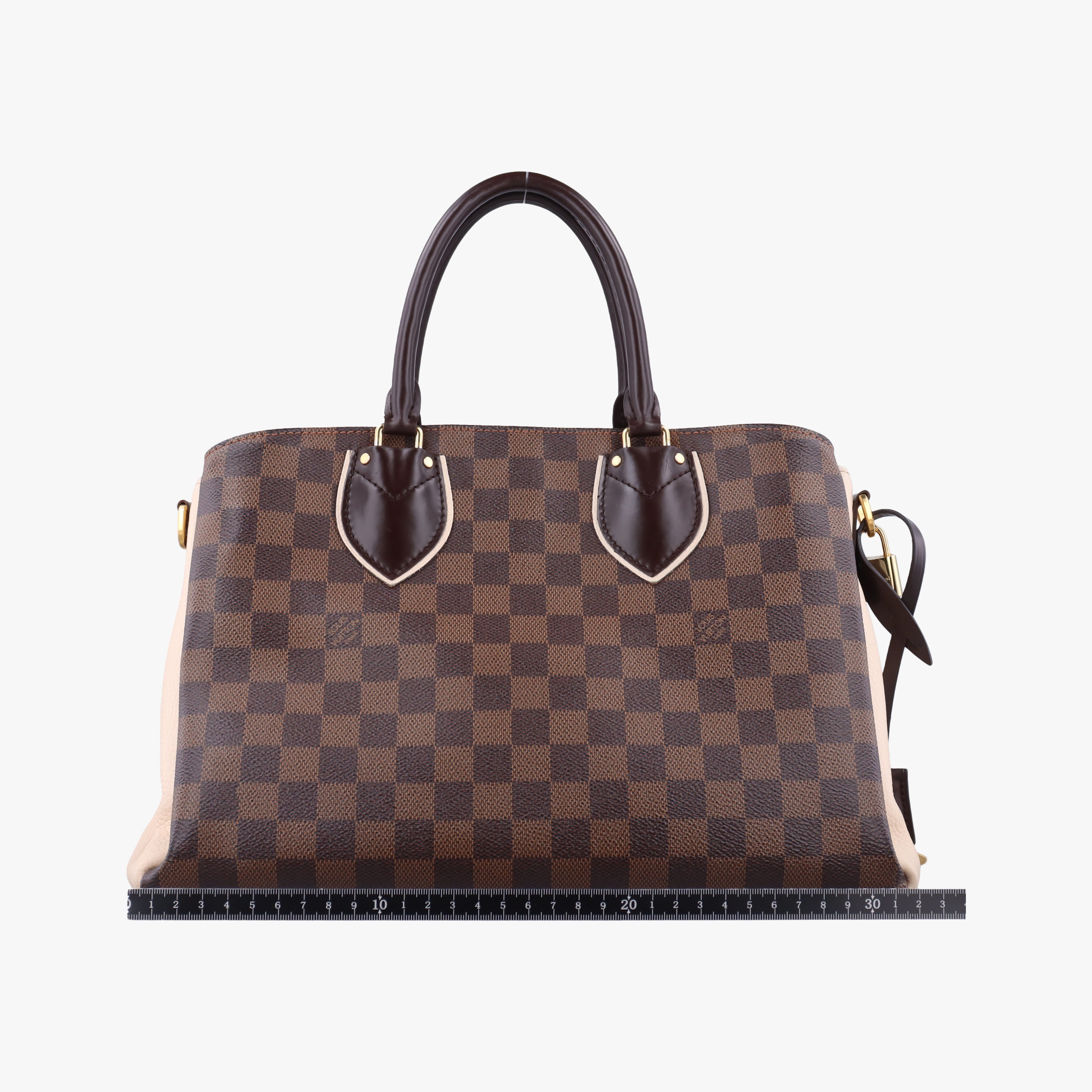 Pre-owned Louis Vuitton Normandy EBENE×Magnolia Damier Canvas N41488 shoulderbag | stylenewstar