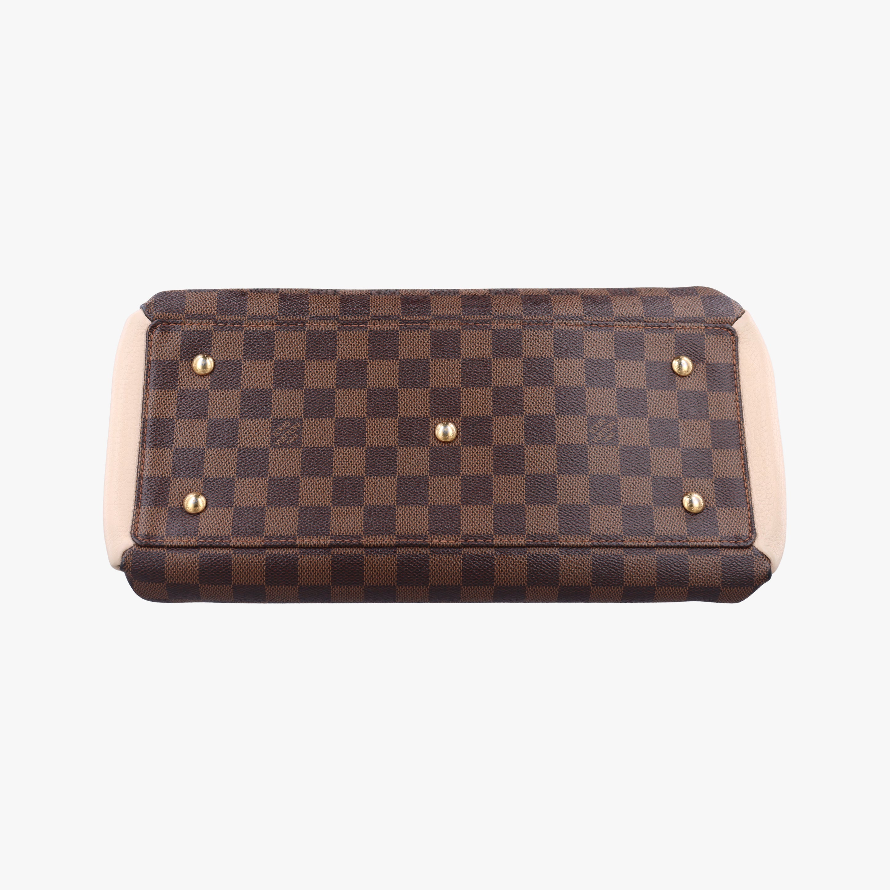 Pre-owned Louis Vuitton Normandy EBENE×Magnolia Damier Canvas N41488 shoulderbag | stylenewstar