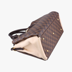 Pre-owned Louis Vuitton Normandy EBENE×Magnolia Damier Canvas N41488 shoulderbag | stylenewstar
