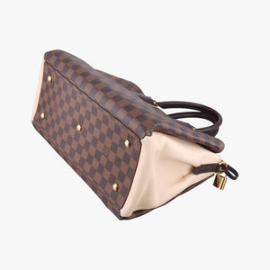 Pre-owned Louis Vuitton Normandy EBENE×Magnolia Damier Canvas N41488 shoulderbag | stylenewstar