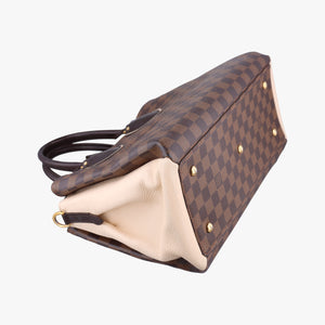 Pre-owned Louis Vuitton Normandy EBENE×Magnolia Damier Canvas N41488 shoulderbag | stylenewstar