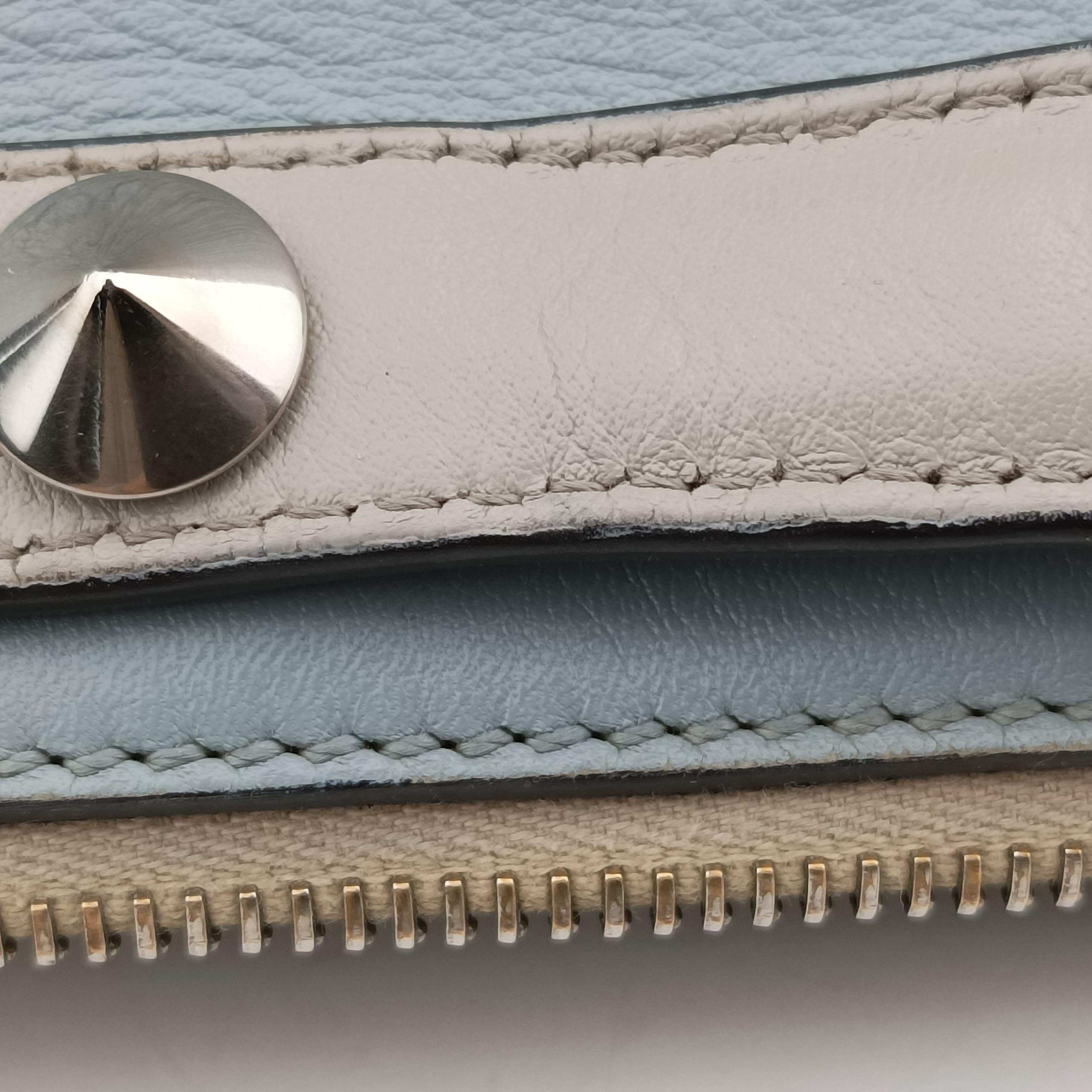 Vintage Fendi Small By The Way Blue Leather 8BL125 shoulderbag | stylenewstar