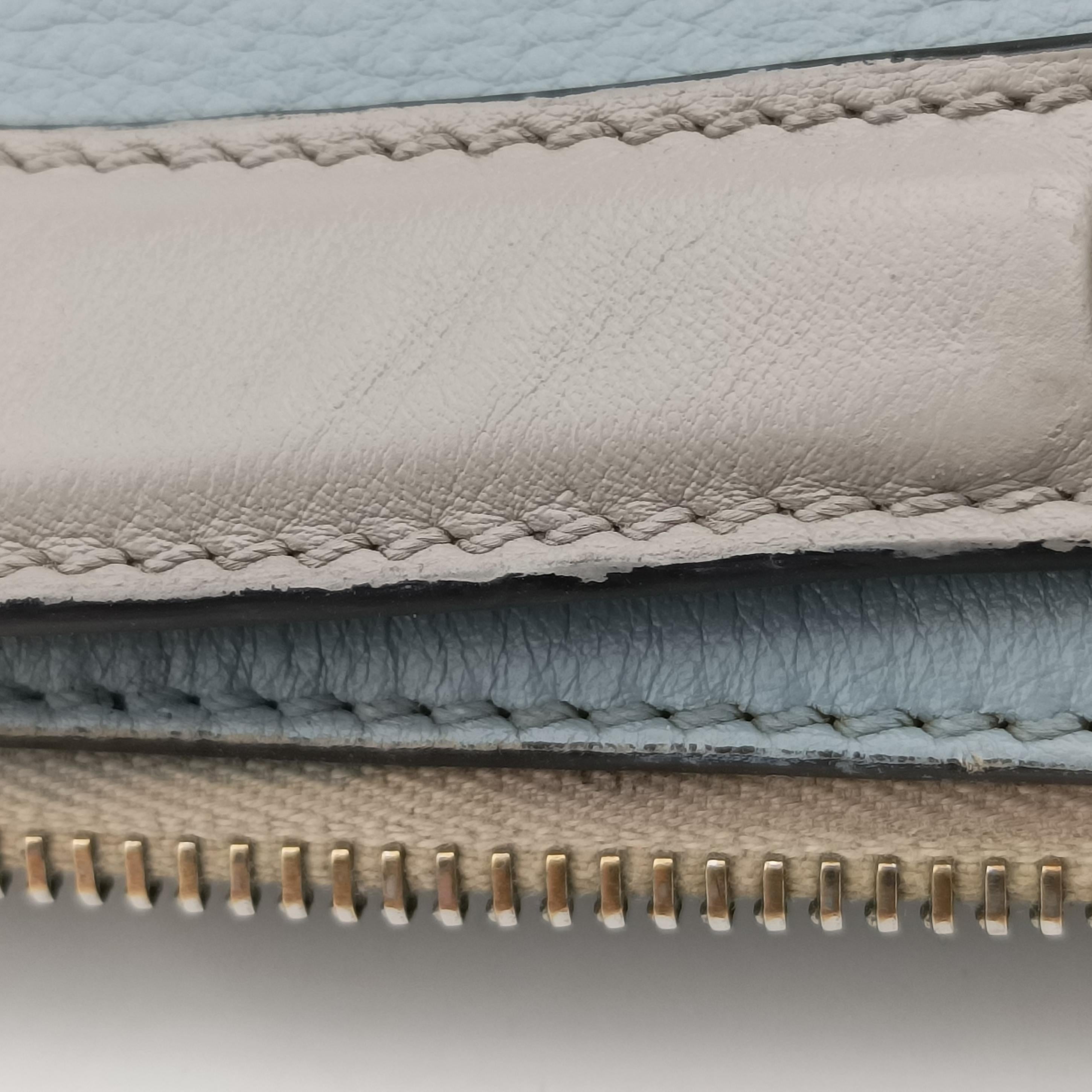 Vintage Fendi Small By The Way Blue Leather 8BL125 shoulderbag | stylenewstar