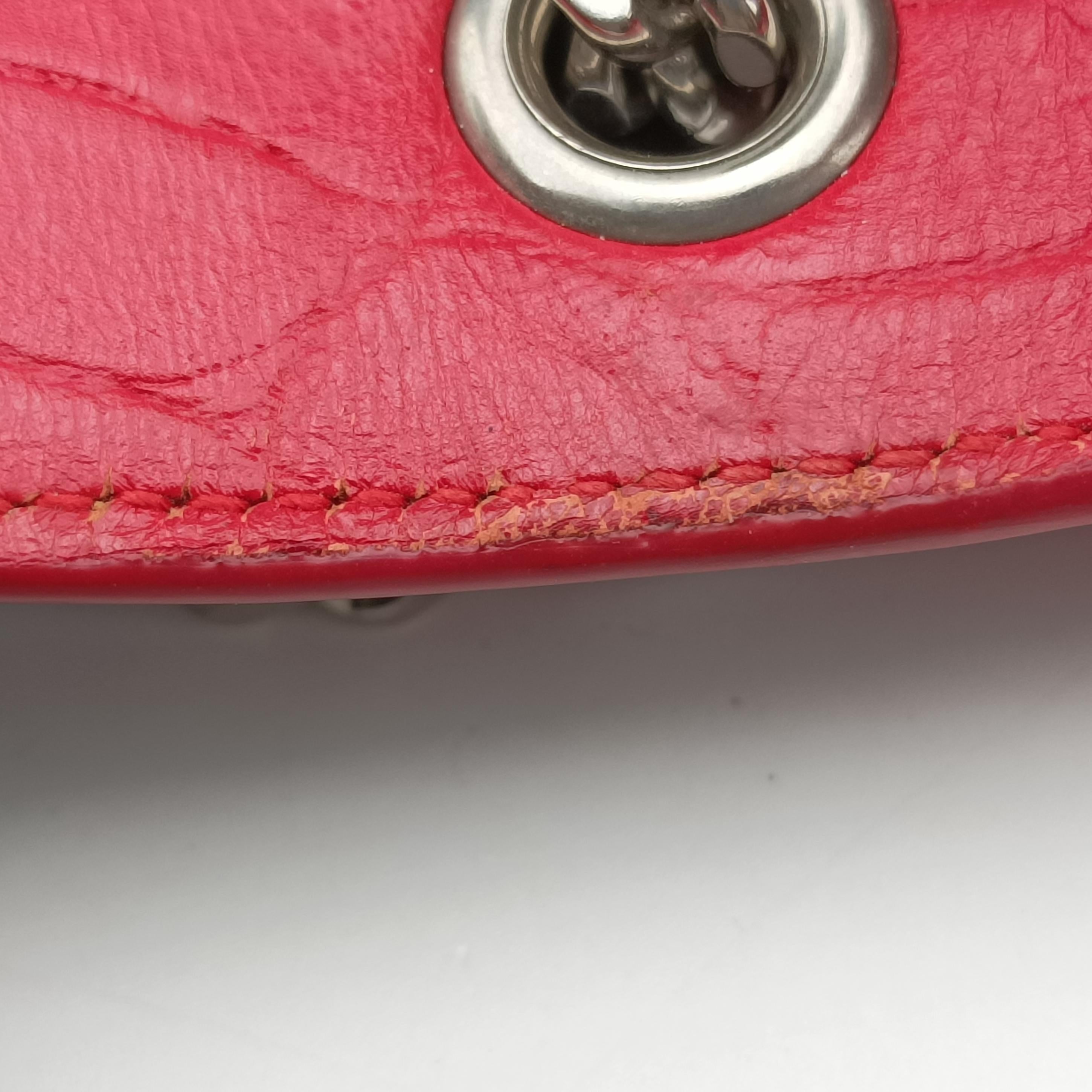 Pre-owned Yves Saint Laurent KATE Red Leather 354119 shoulderbag | stylenewstar