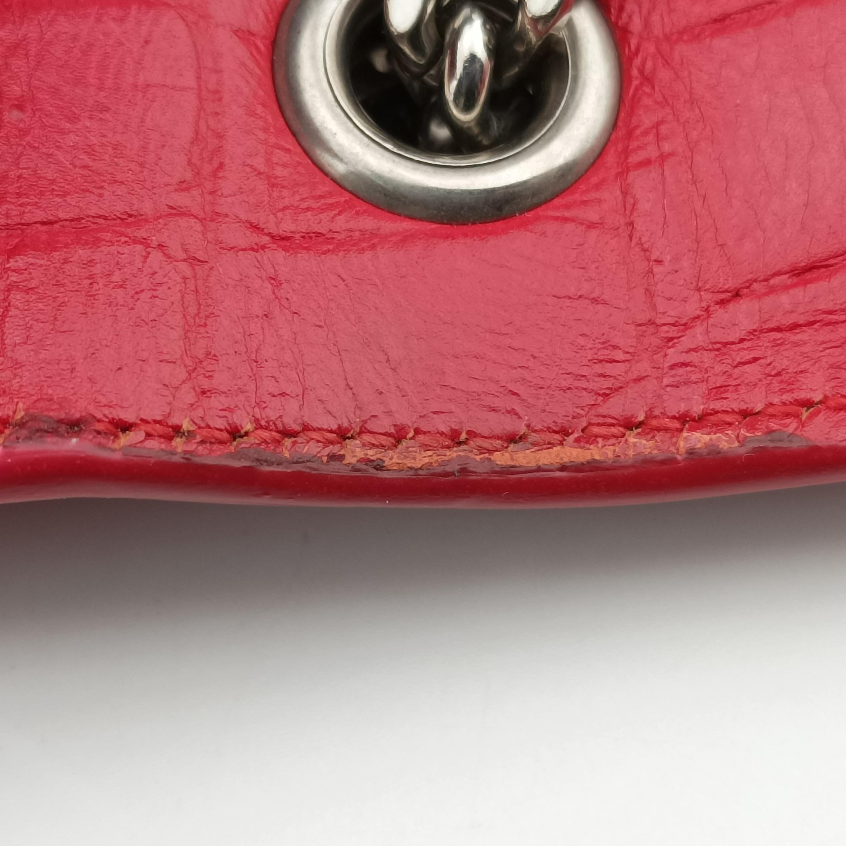 Pre-owned Yves Saint Laurent KATE Red Leather 354119 shoulderbag | stylenewstar