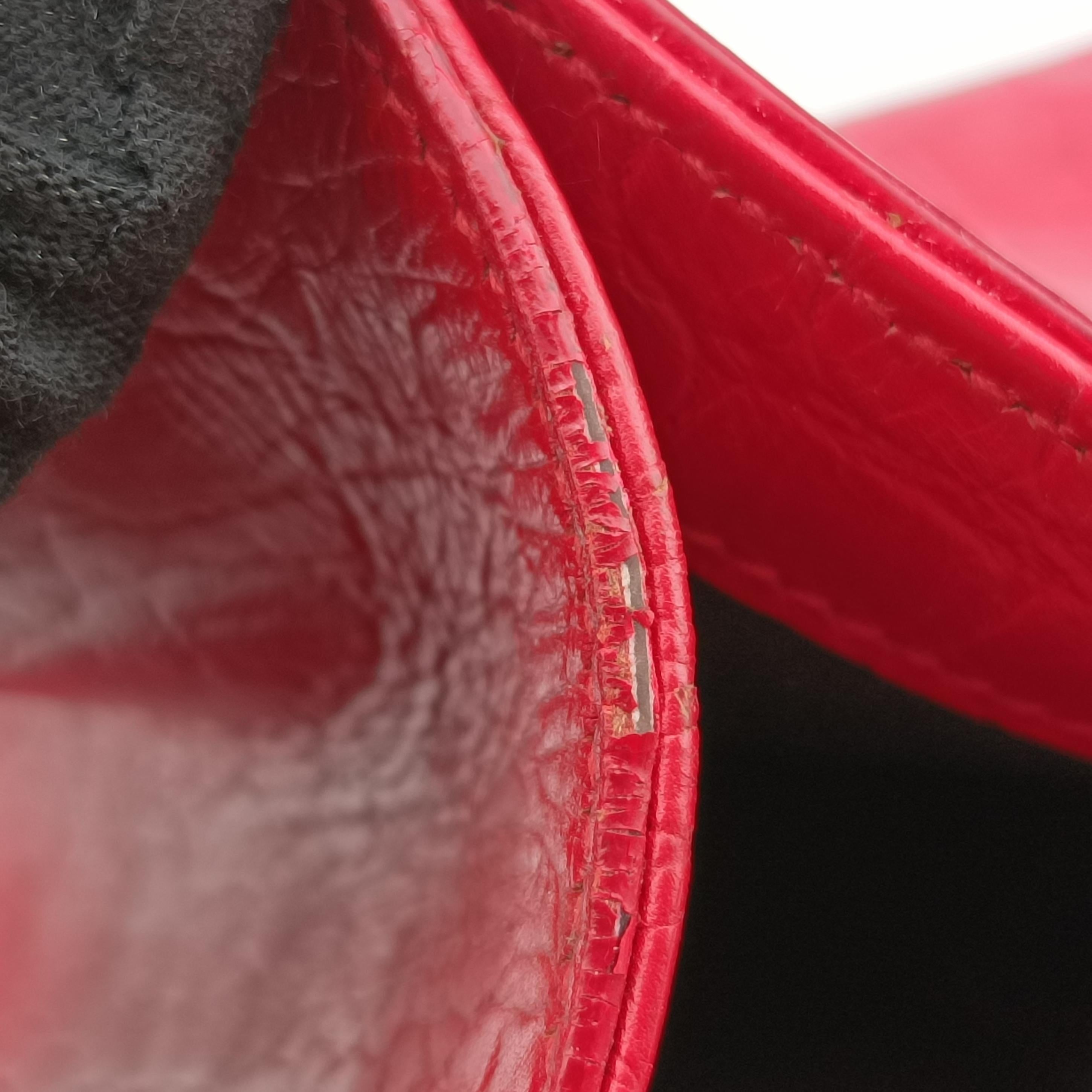 Pre-owned Yves Saint Laurent KATE Red Leather 354119 shoulderbag | stylenewstar