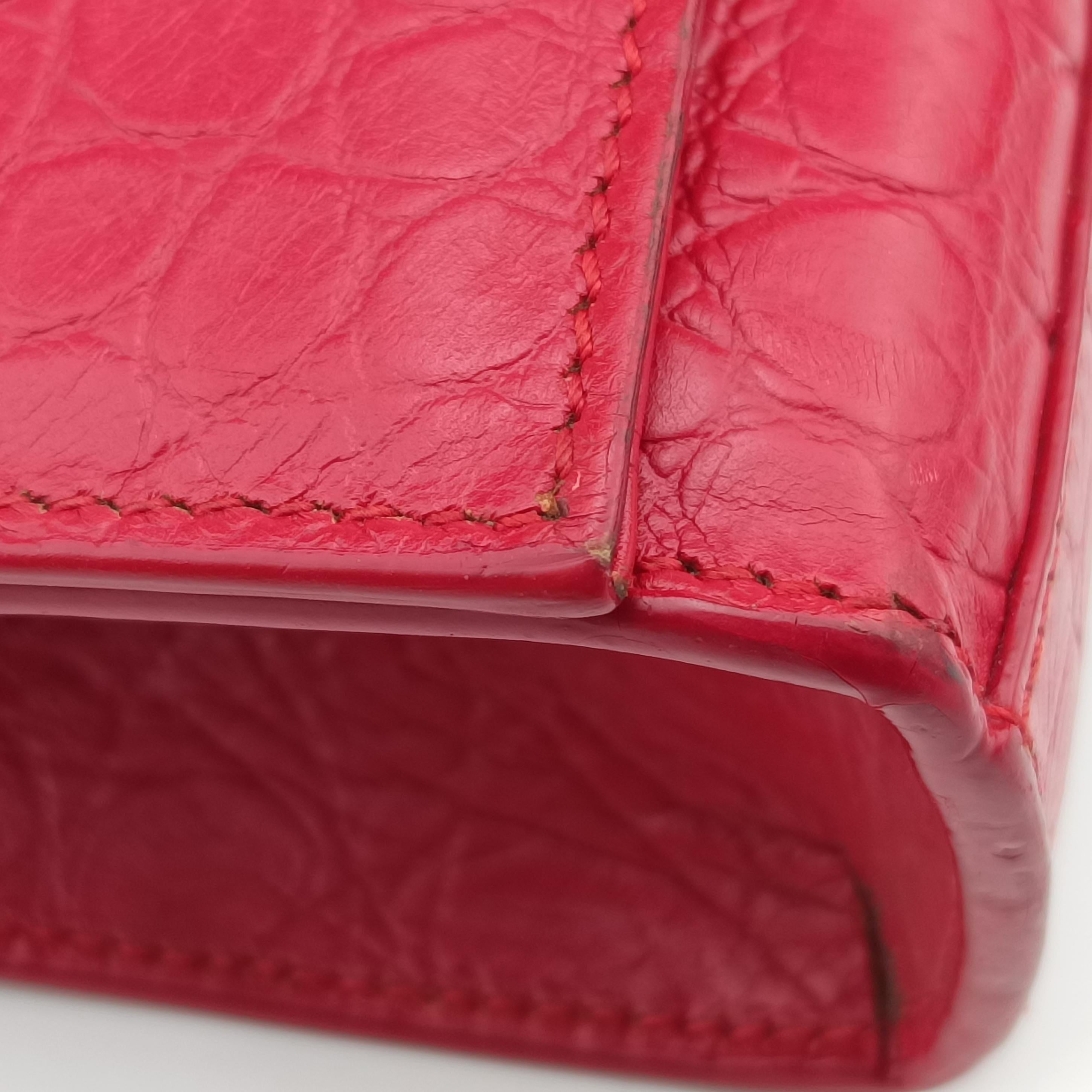 Pre-owned Yves Saint Laurent KATE Red Leather 354119 shoulderbag | stylenewstar