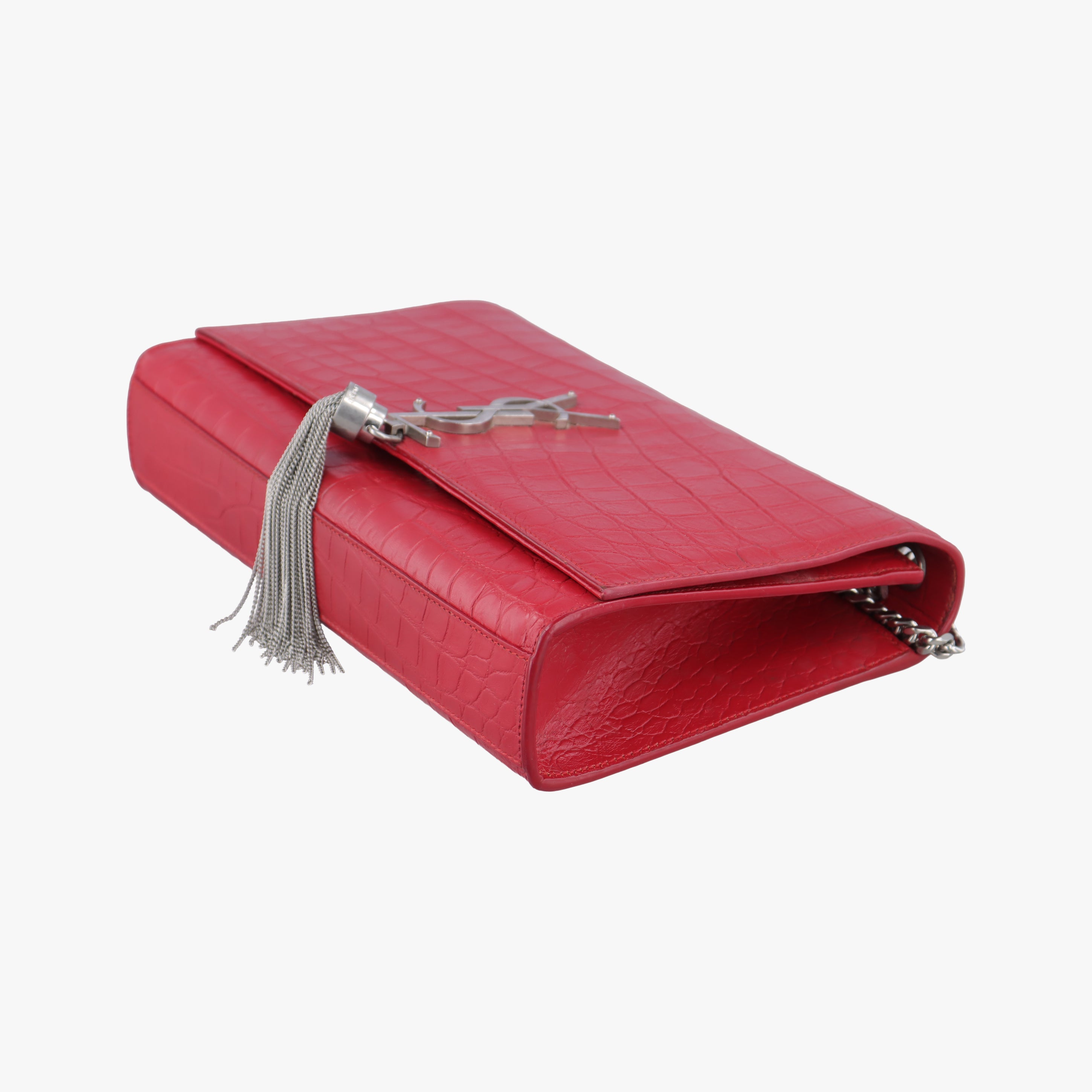 Pre-owned Yves Saint Laurent KATE Red Leather 354119 shoulderbag | stylenewstar