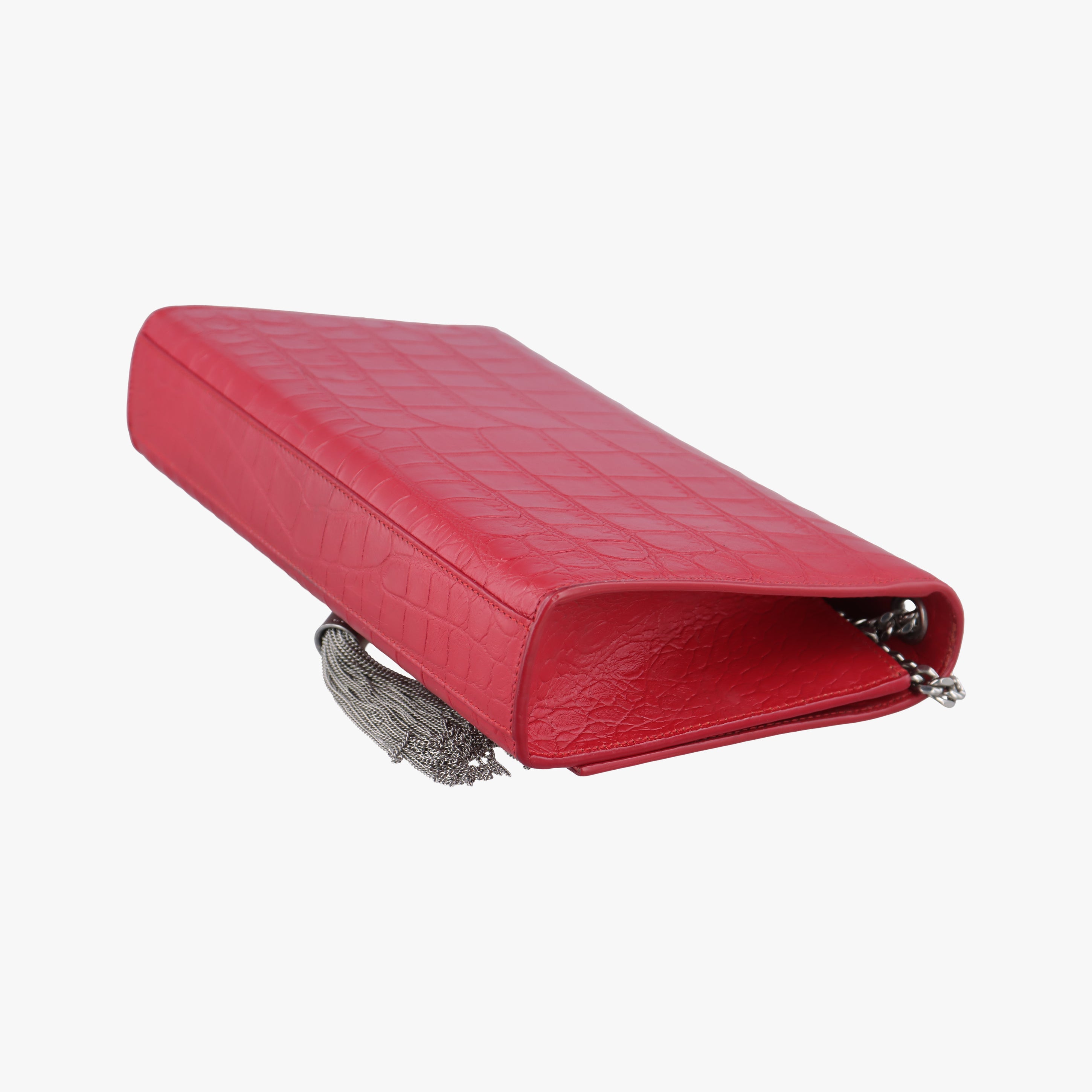 Pre-owned Yves Saint Laurent KATE Red Leather 354119 shoulderbag | stylenewstar