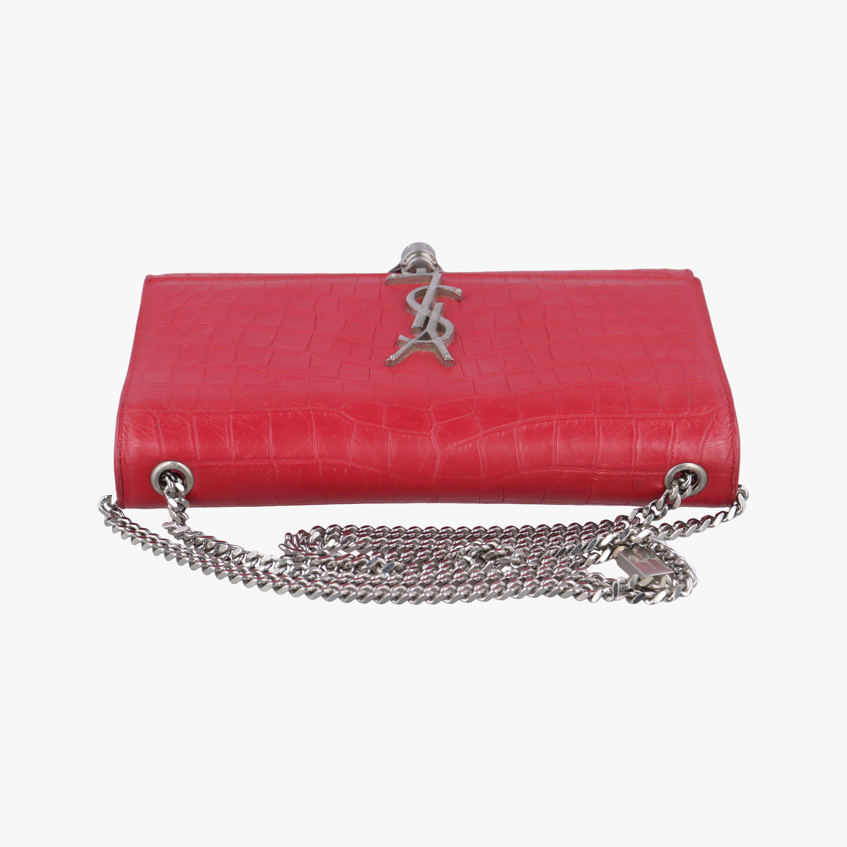 Pre-owned Yves Saint Laurent KATE Red Leather 354119 shoulderbag | stylenewstar