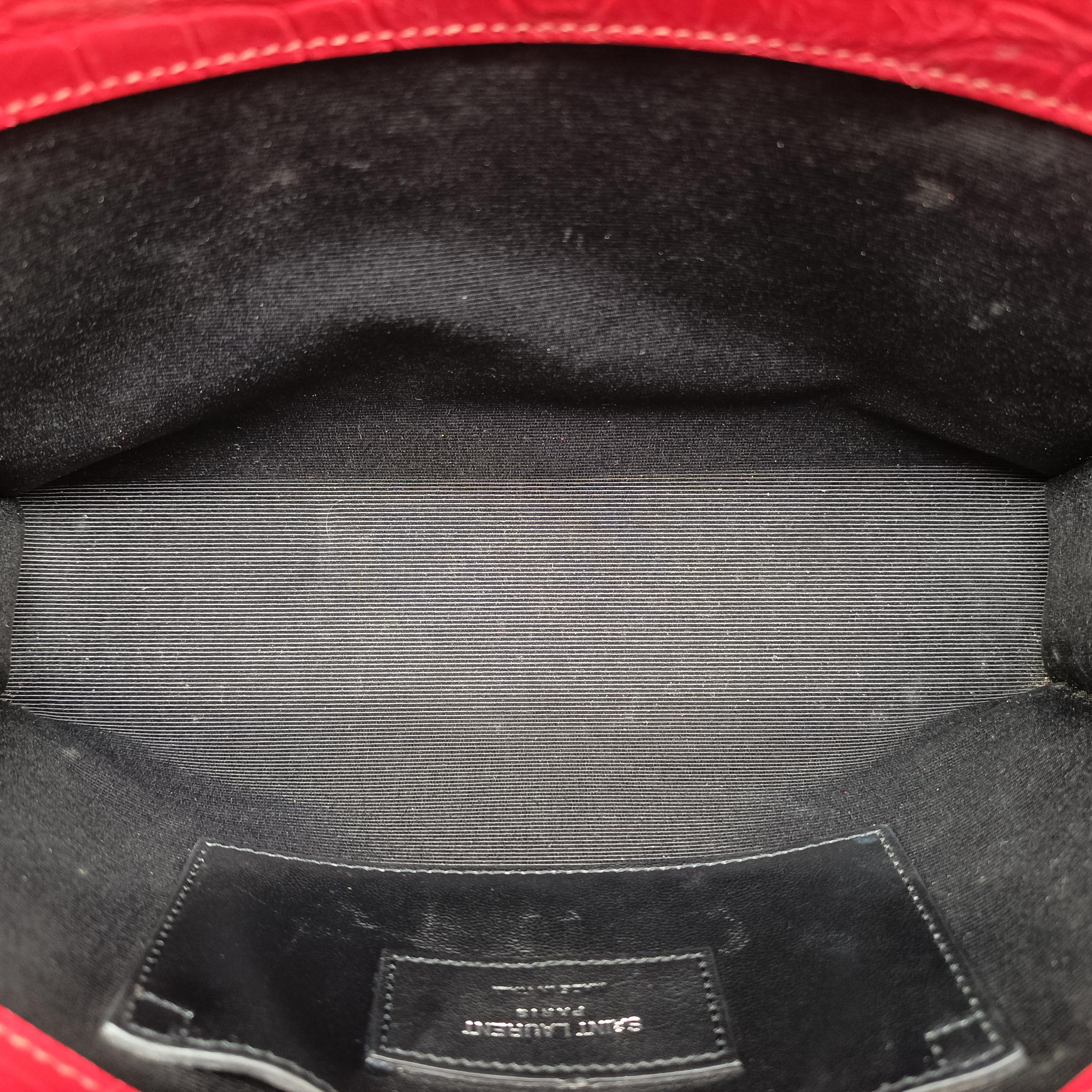 Pre-owned Yves Saint Laurent KATE Red Leather 354119 shoulderbag | stylenewstar