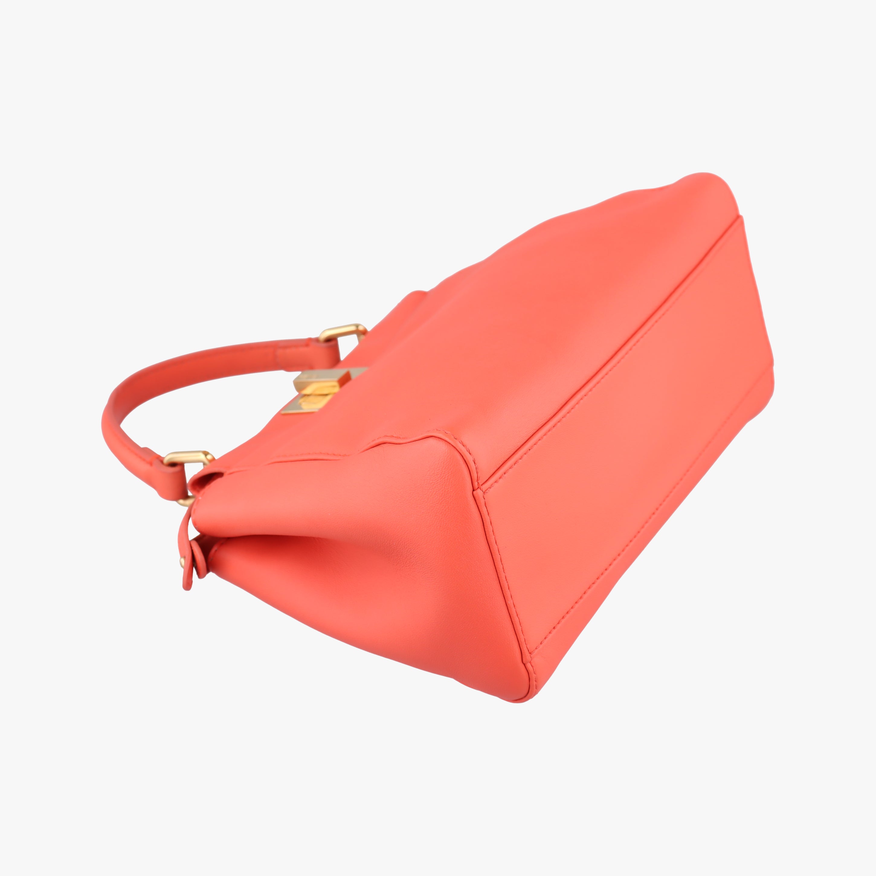 Pre-owned Fendi PEEKABOO Orange Leather 8BN244 shoulderbag | stylenewstar