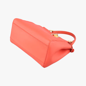 Pre-owned Fendi PEEKABOO Orange Leather 8BN244 shoulderbag | stylenewstar