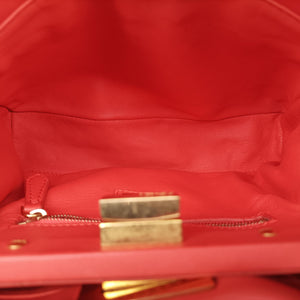 Pre-owned Fendi PEEKABOO Orange Leather 8BN244 shoulderbag | stylenewstar