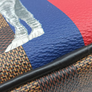 Pre-owned Louis Vuitton AMAZONE Chapman Ebenex Multicolor Damier Savannah N42703 shoulderbag | stylenewstar