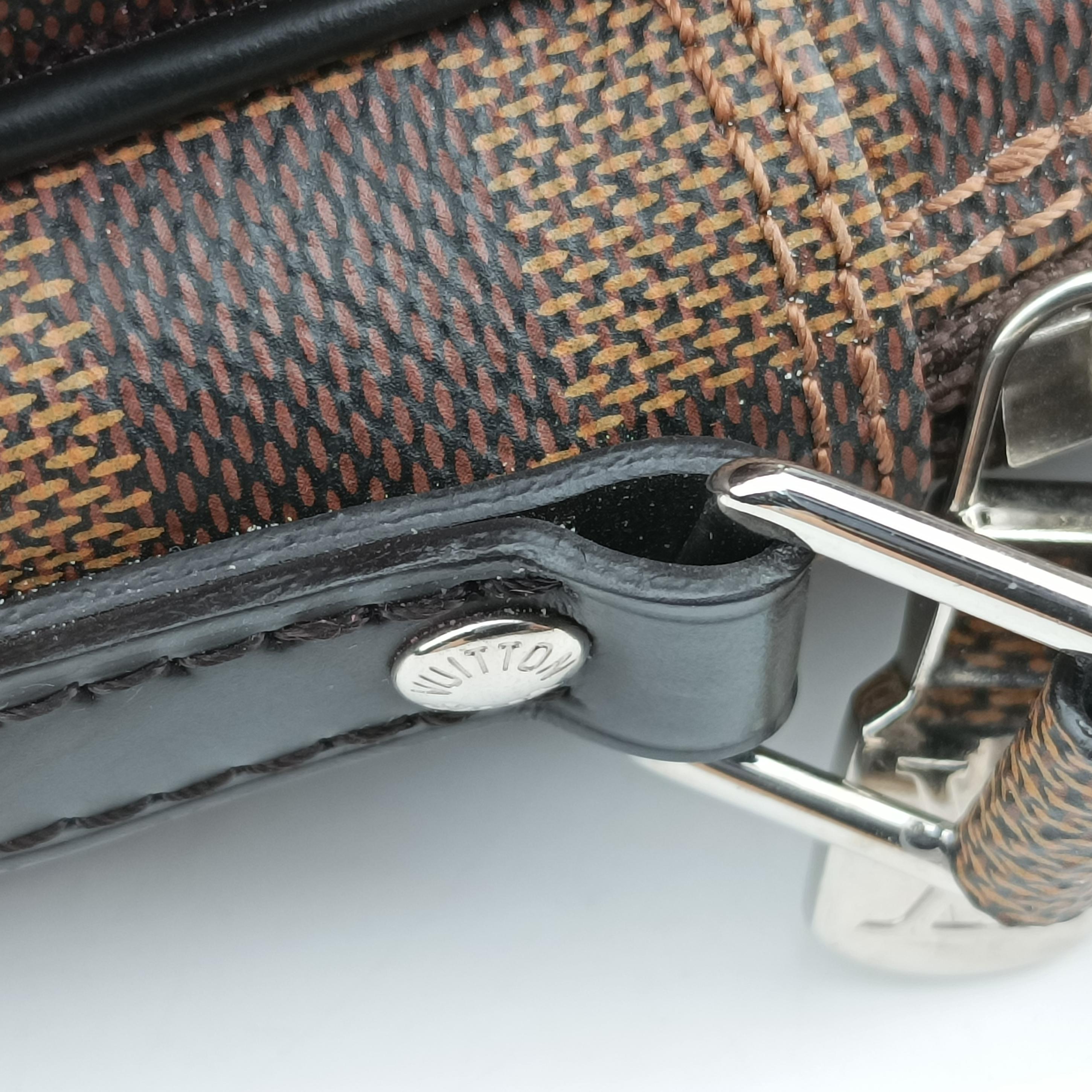 Pre-owned Louis Vuitton AMAZONE Chapman Ebenex Multicolor Damier Savannah N42703 shoulderbag | stylenewstar