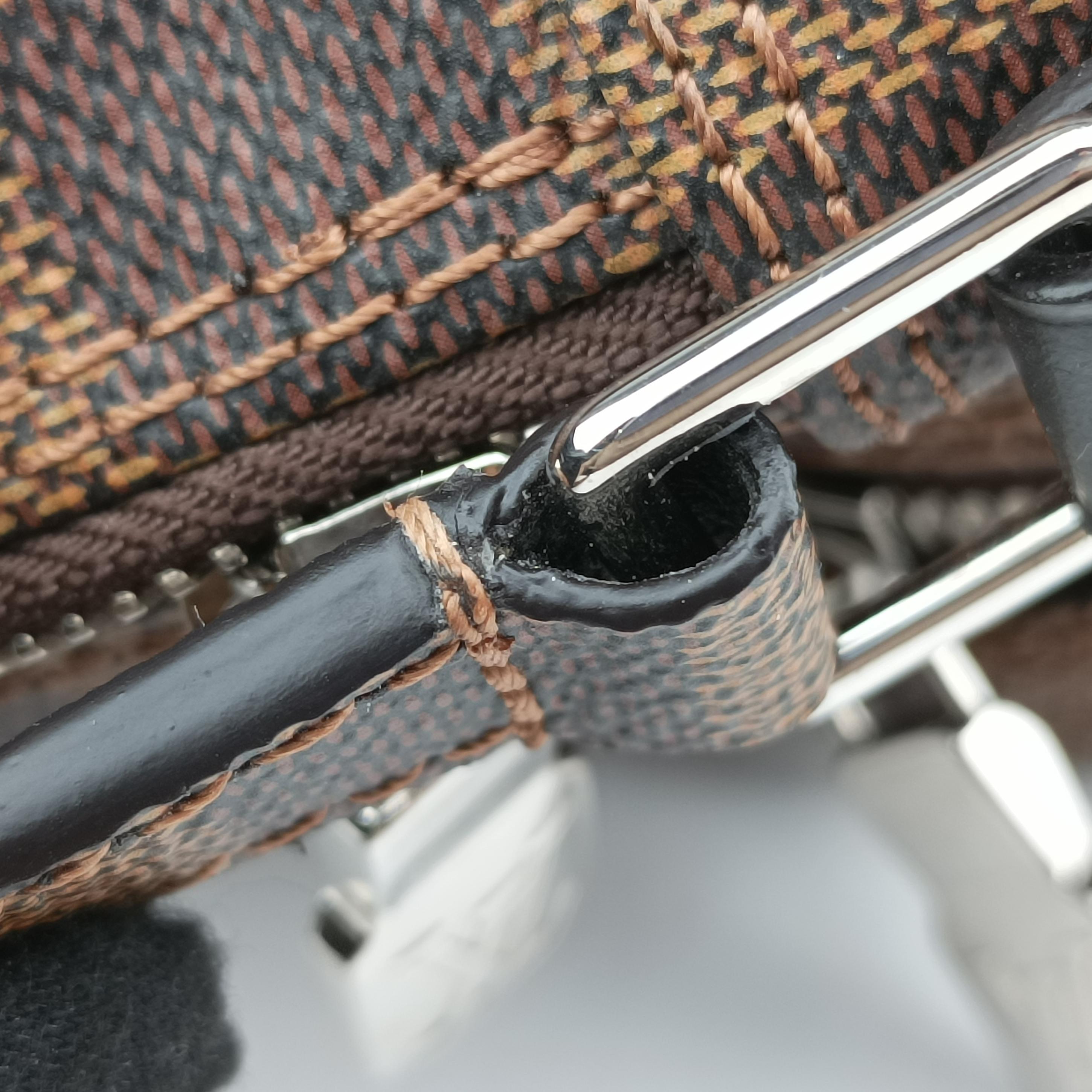 Pre-owned Louis Vuitton AMAZONE Chapman Ebenex Multicolor Damier Savannah N42703 shoulderbag | stylenewstar