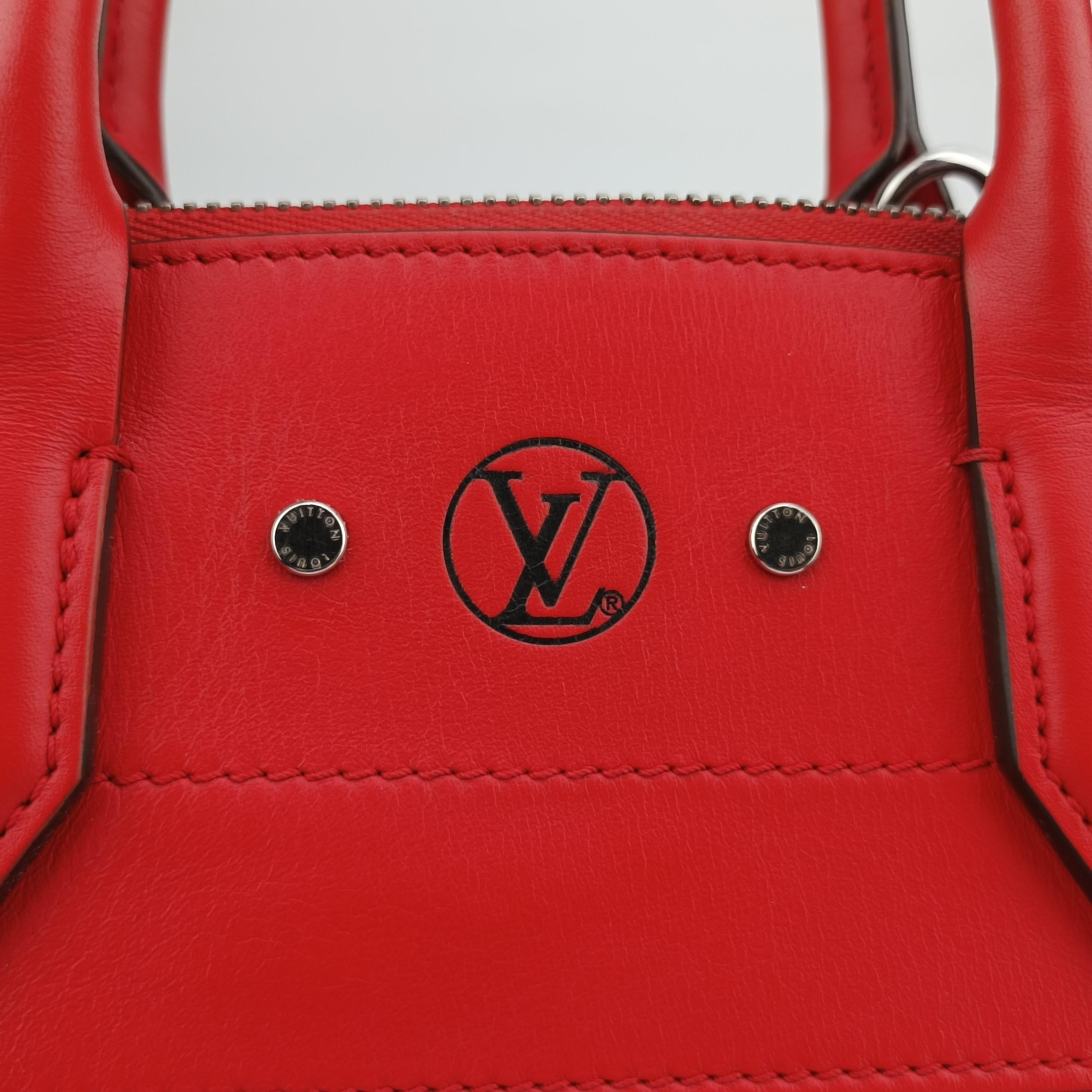 Vintage Louis Vuitton City Steamer MM RUBIS Leather M51027 shoulderbag | stylenewstar