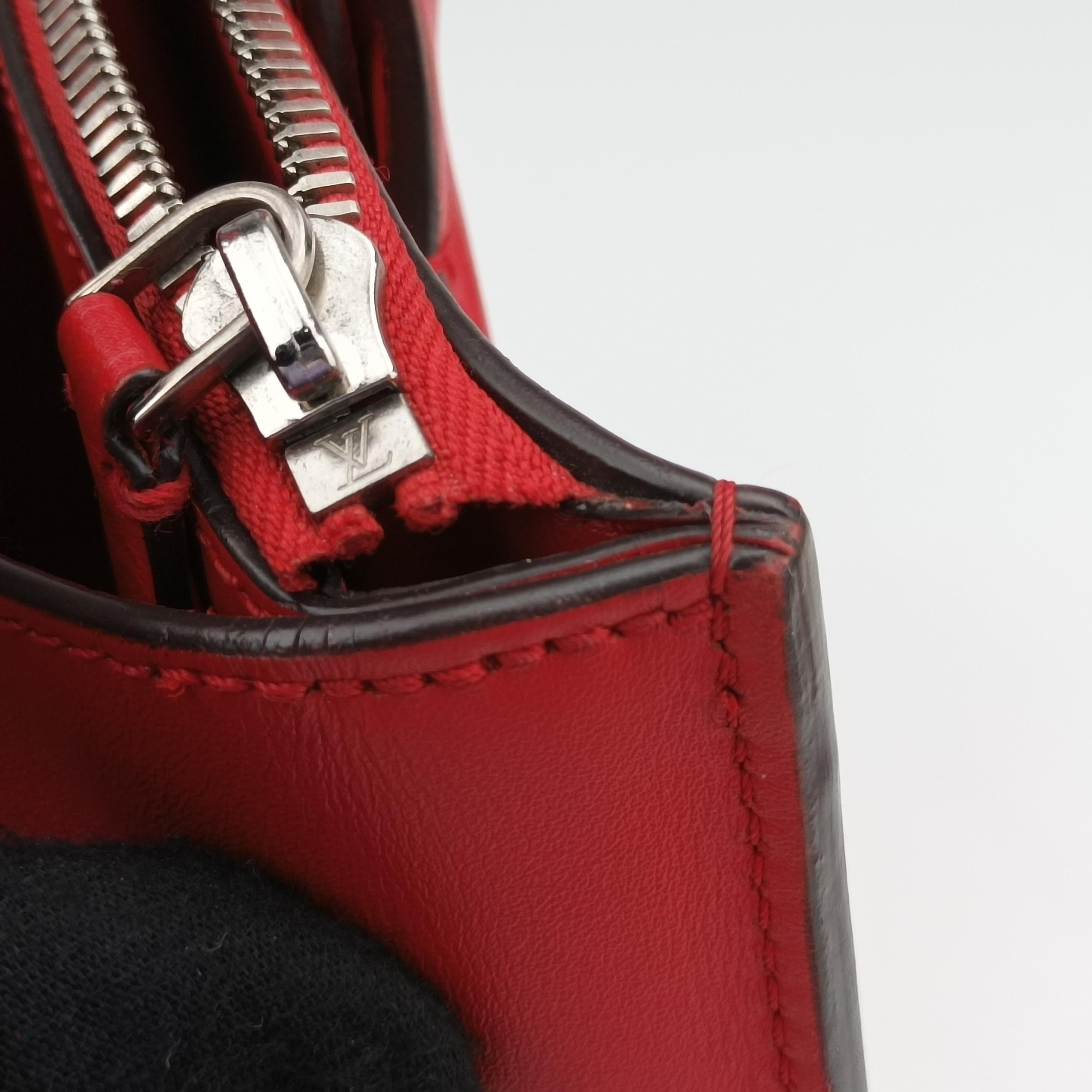 Vintage Louis Vuitton City Steamer MM RUBIS Leather M51027 shoulderbag | stylenewstar