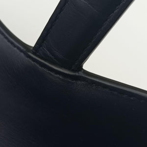 Vintage Christian Dior Saddle Bag Navy Leather  shoulderbag | stylenewstar