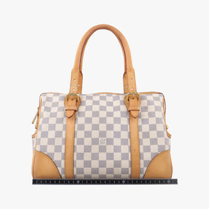 Pre-owned Louis Vuitton BERKELEY Azur Damier Canvas N52001 handbag | stylenewstar