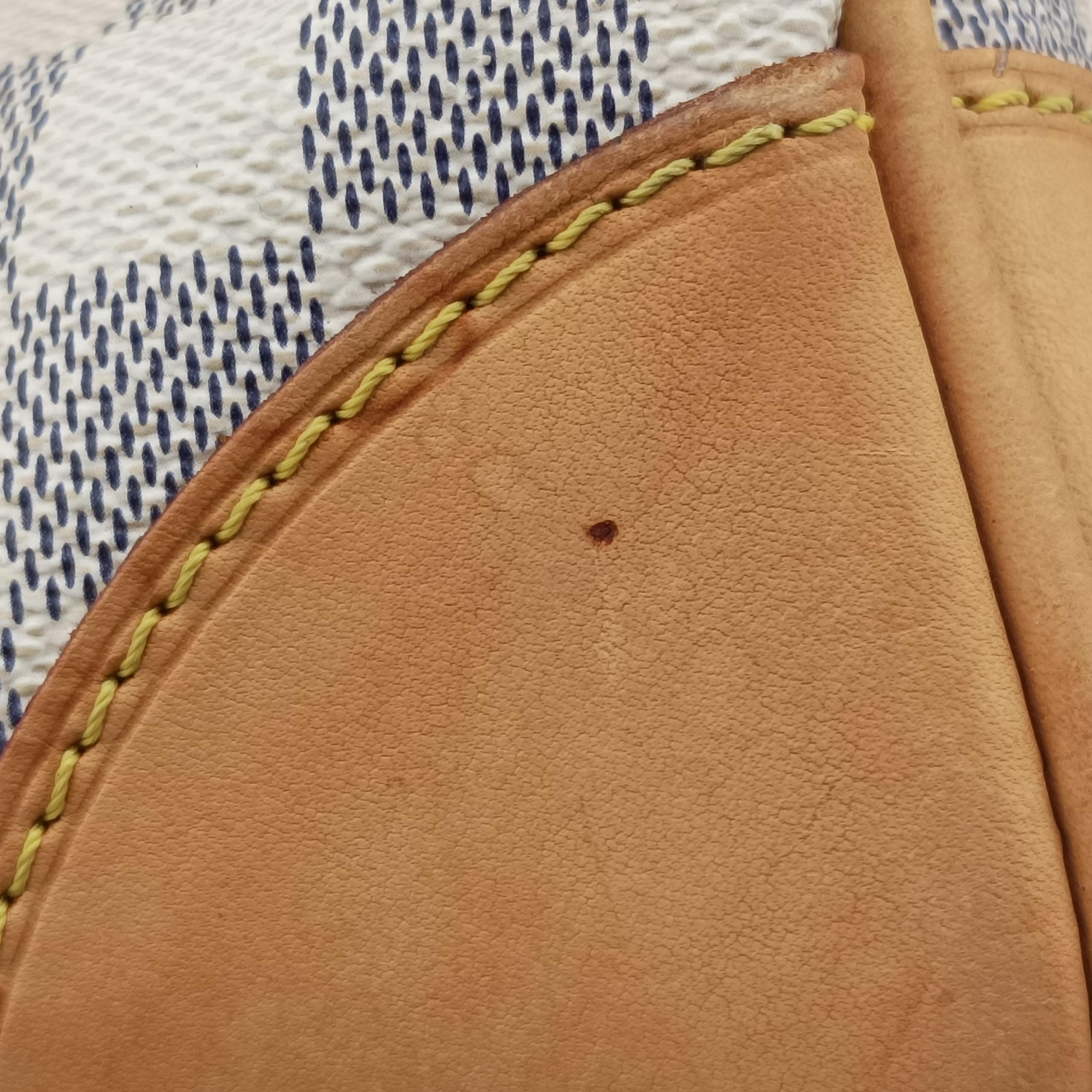 Pre-owned Louis Vuitton BERKELEY Azur Damier Canvas N52001 handbag | stylenewstar