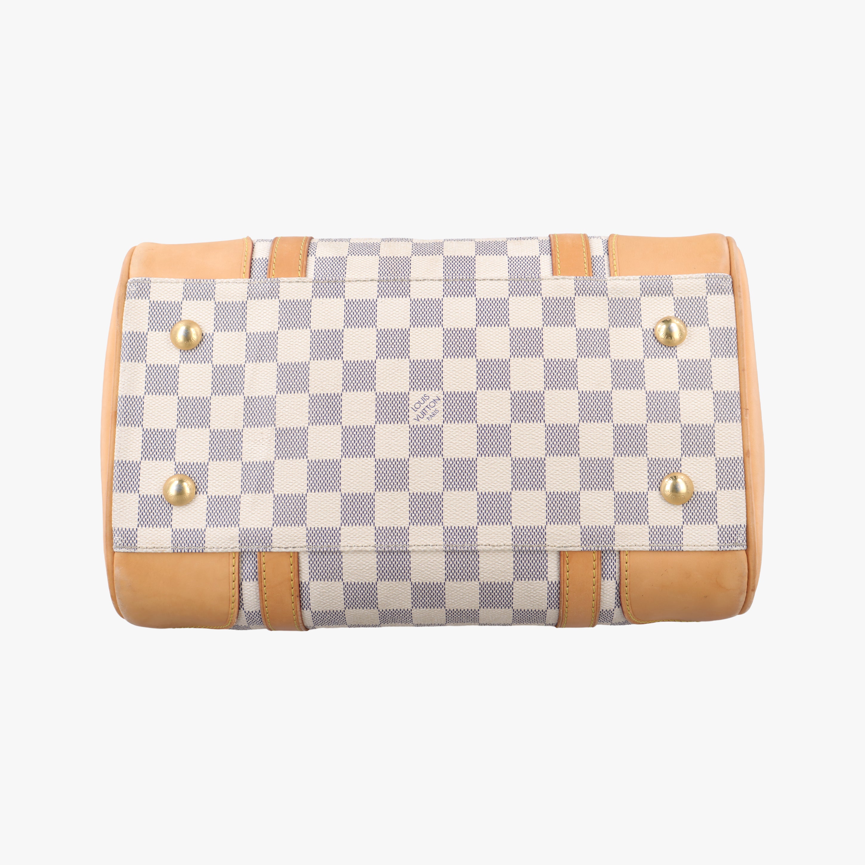 Pre-owned Louis Vuitton BERKELEY Azur Damier Canvas N52001 handbag | stylenewstar